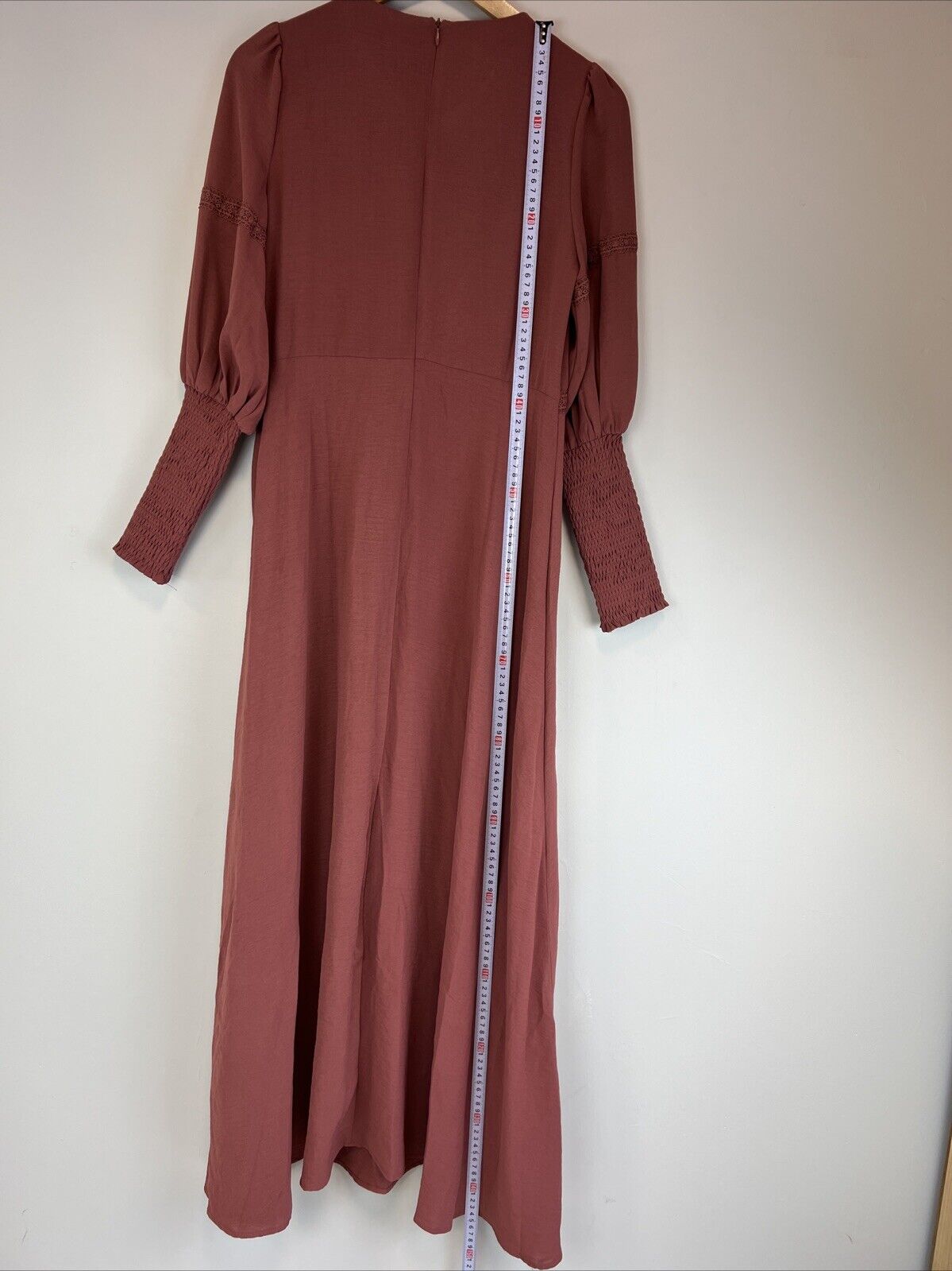 Dream House Womens Brown Maxi Long Sleeve Dress Size 6