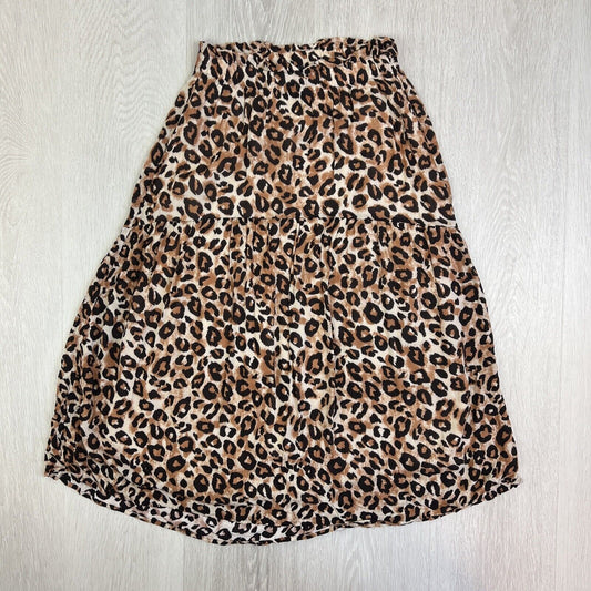 Selected Femme Womens Animal Print Viscose Skirt Size 36