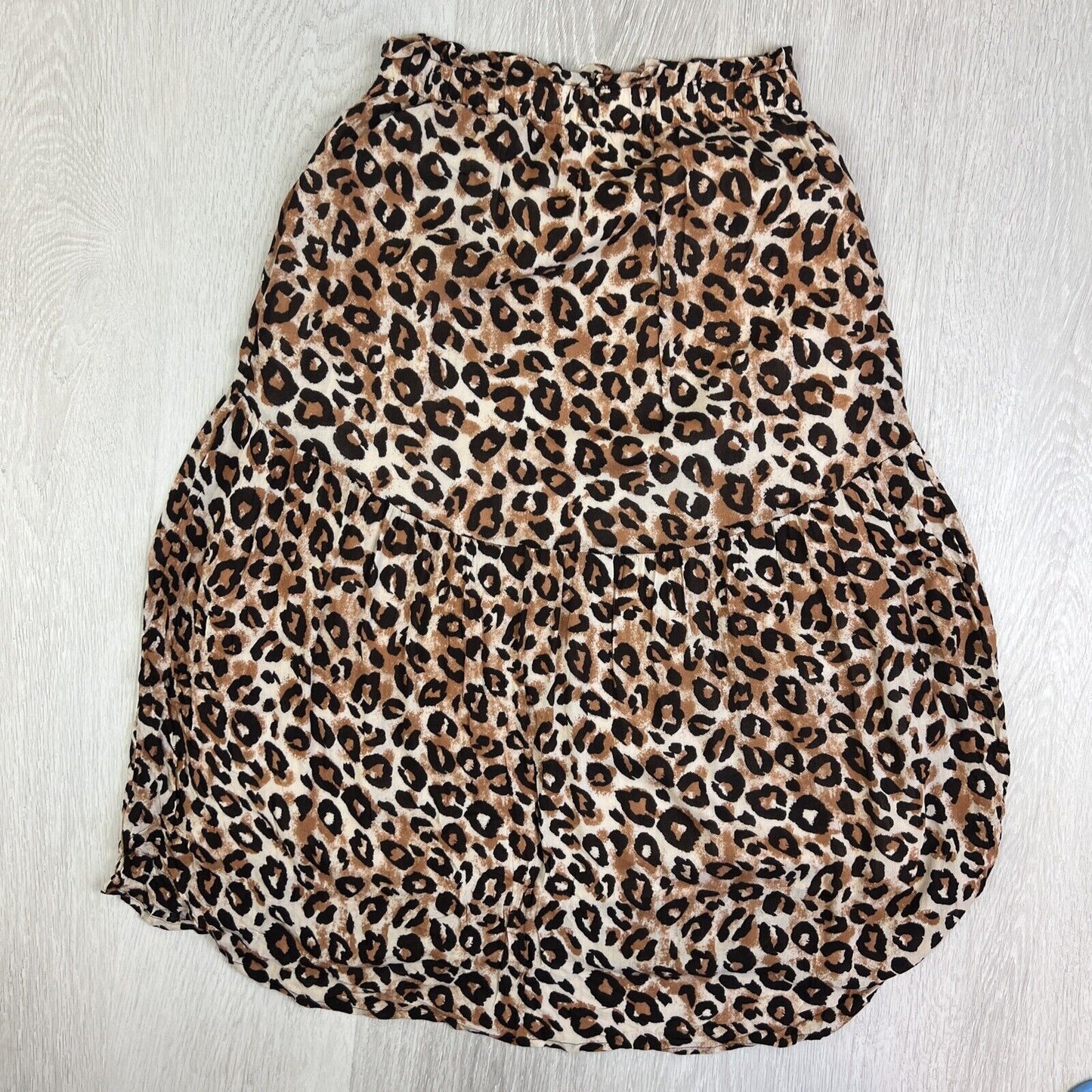 Selected Femme Womens Animal Print Viscose Skirt Size 36