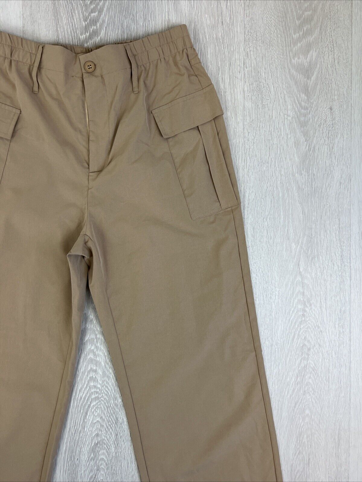 Shein Womens Brown Wide Lego Cargo Pants Size Large