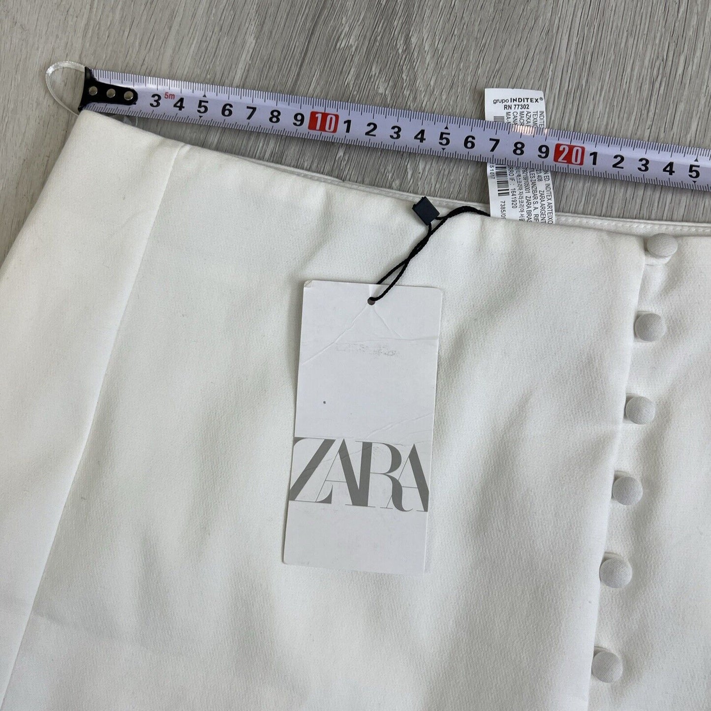 Zara Womens White Mini Skirt Size XS (New)