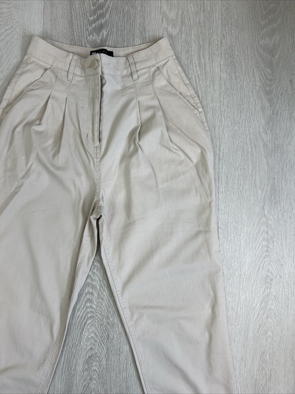 Asos Womens Beige Chino Pants Size 4 US / 8 UK