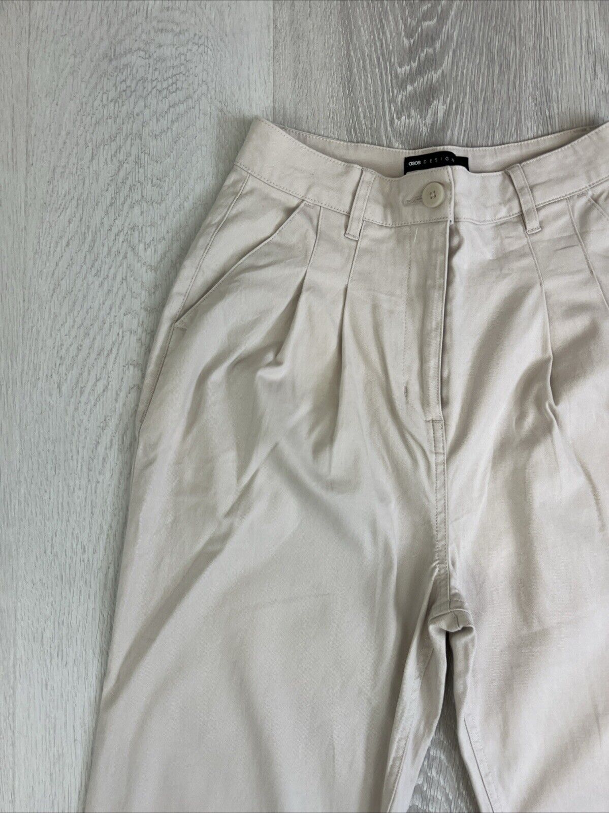 Asos Womens Beige Chino Pants Size 4 US / 8 UK