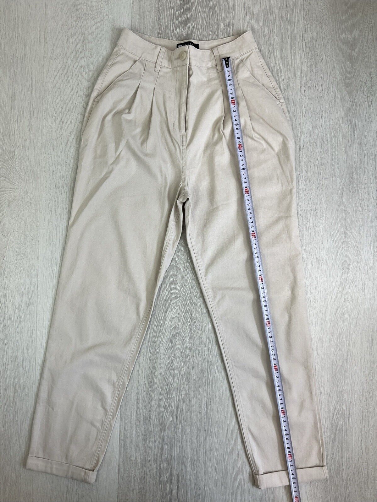 Asos Womens Beige Chino Pants Size 4 US / 8 UK