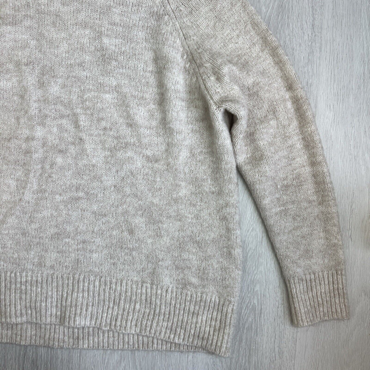 Witchery Womens Knitted Turtle Neck Pullover Sweater Mohair-Wool Blend Size L