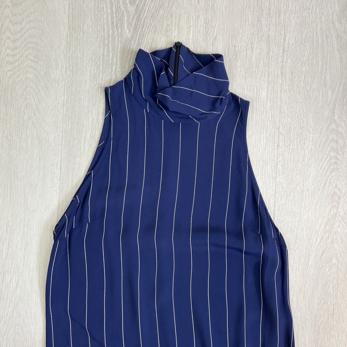 Bec & Bridge Womens Navy Blue Striped Sleeveless Tank Size AU 10