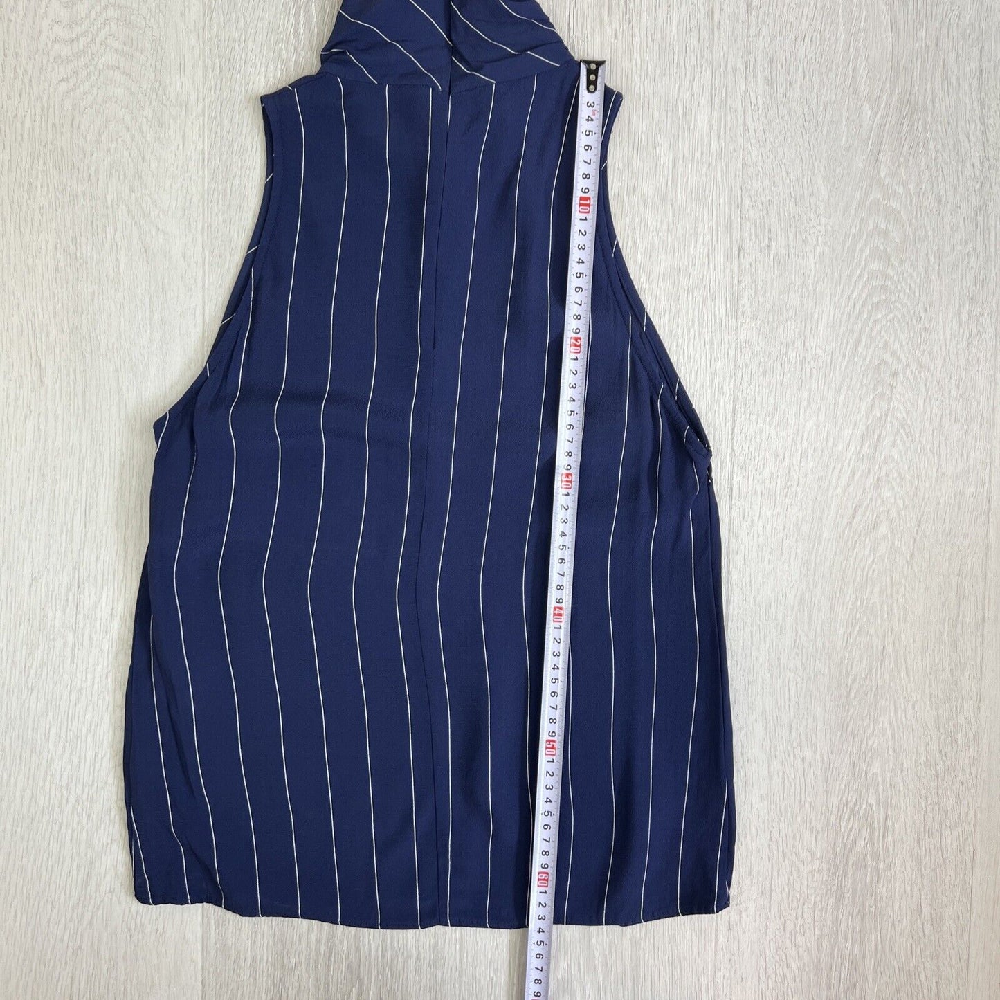 Bec & Bridge Womens Navy Blue Striped Sleeveless Tank Size AU 10