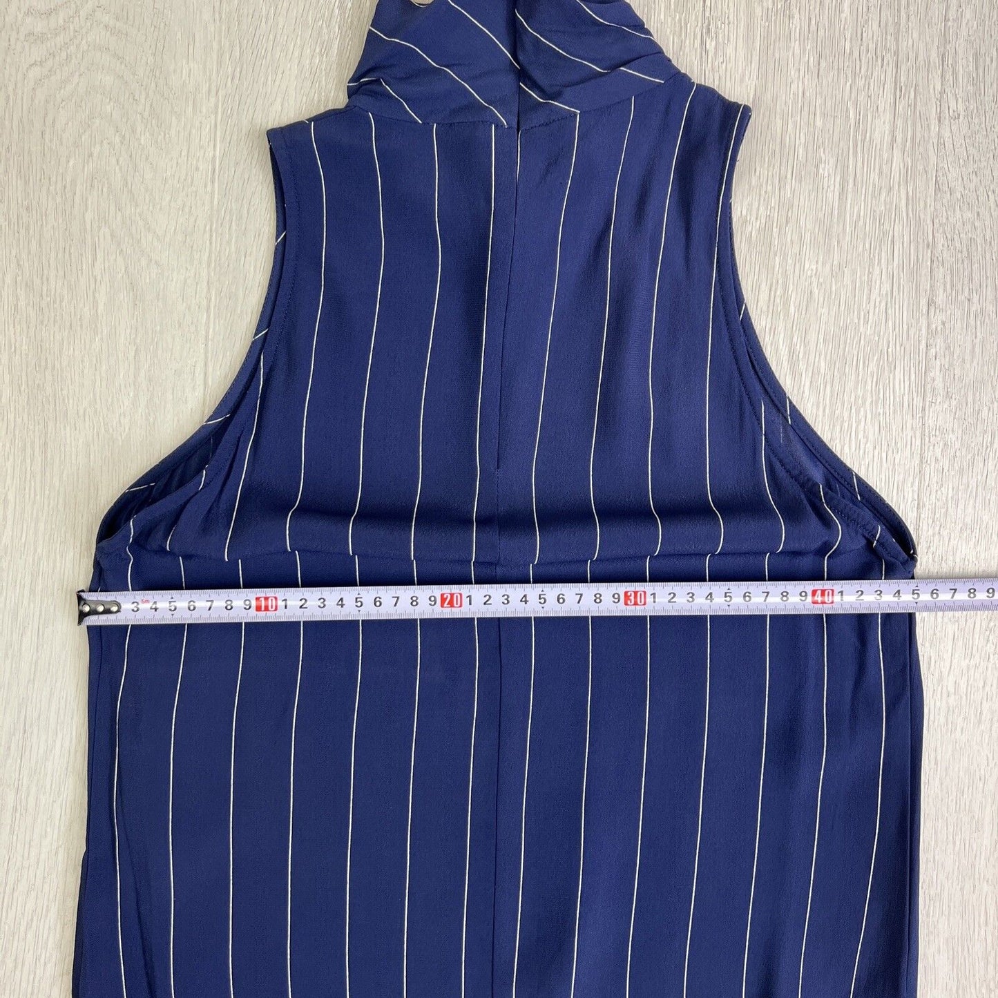 Bec & Bridge Womens Navy Blue Striped Sleeveless Tank Size AU 10