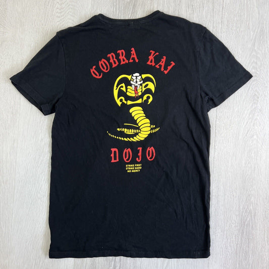 Cobra Kai Dojo Mens Black T-Shirt Size Small