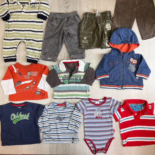 OshKosh, Pumpkin Patch & Sprout Baby Boys Bundle Size 3-6 Months (11 Pieces)