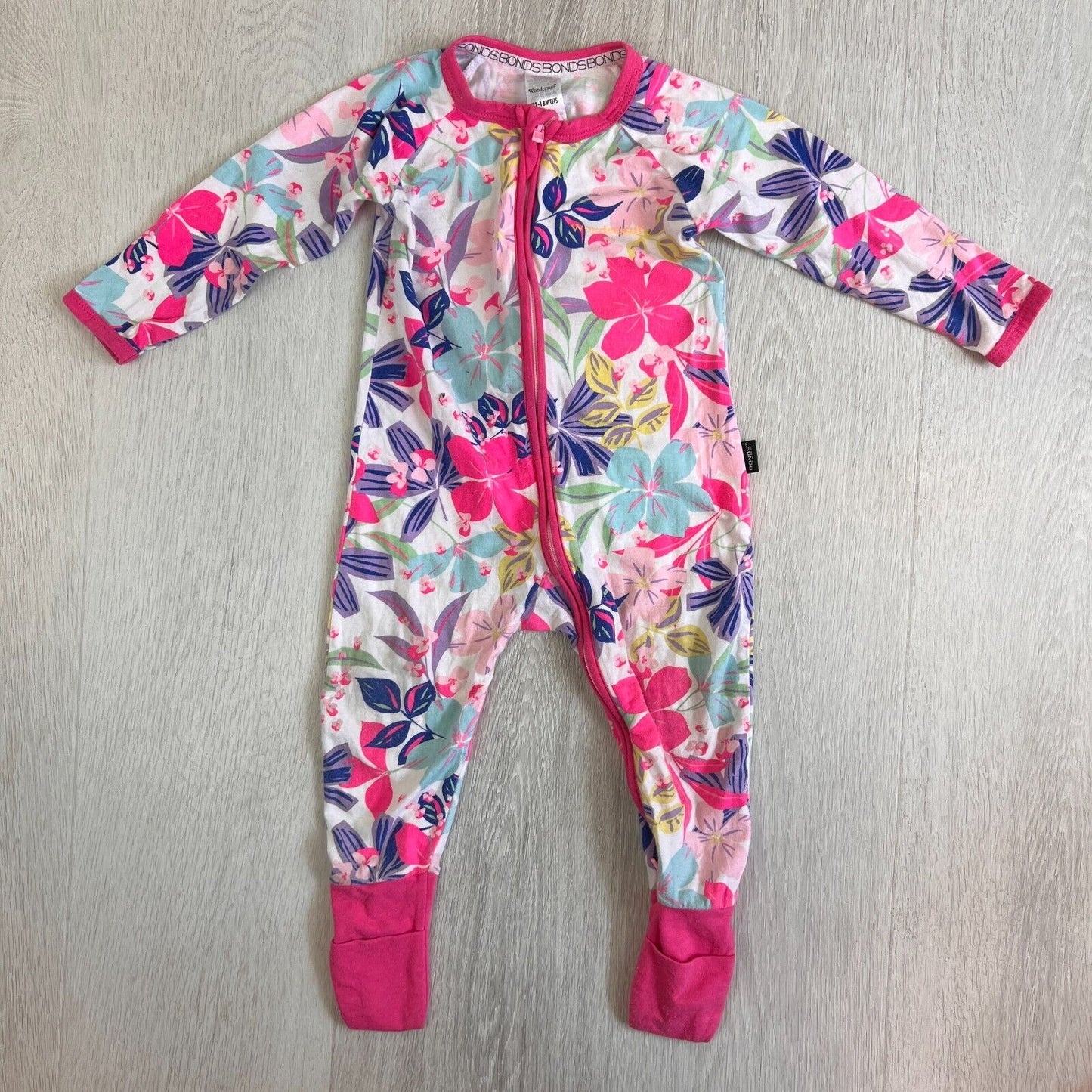 Bonds Wondersuit Baby Kids One Pieces Size 3-24 Months (4 Pieces)