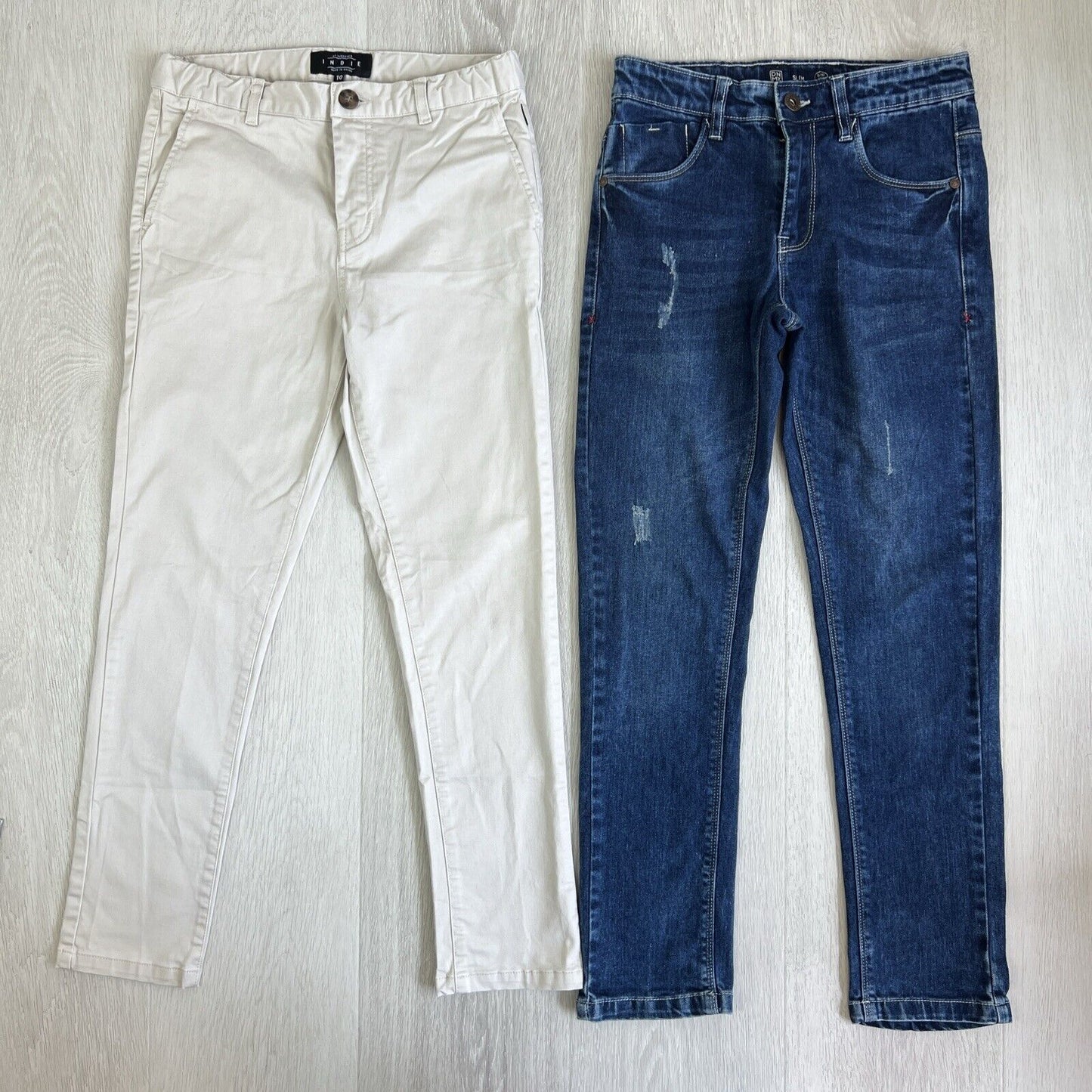 Industrie & DNMX Boys Jeans & Chinos Size 9-10 Years (2 pairs)