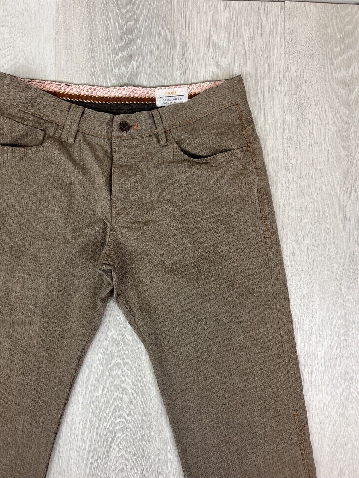 HUGO Boss Mens Brown Chino Pants Size 32