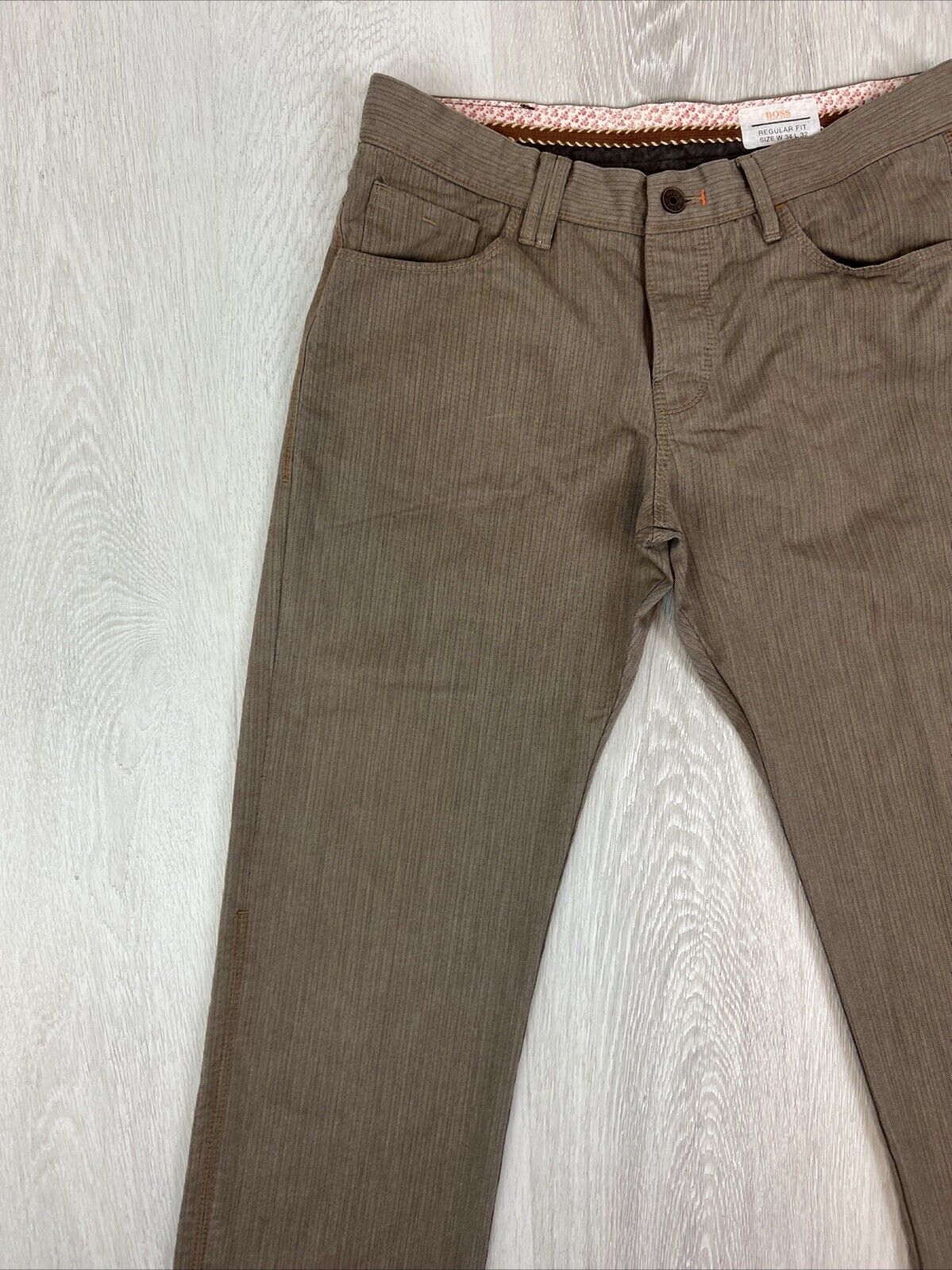 HUGO Boss Mens Brown Chino Pants Size 32