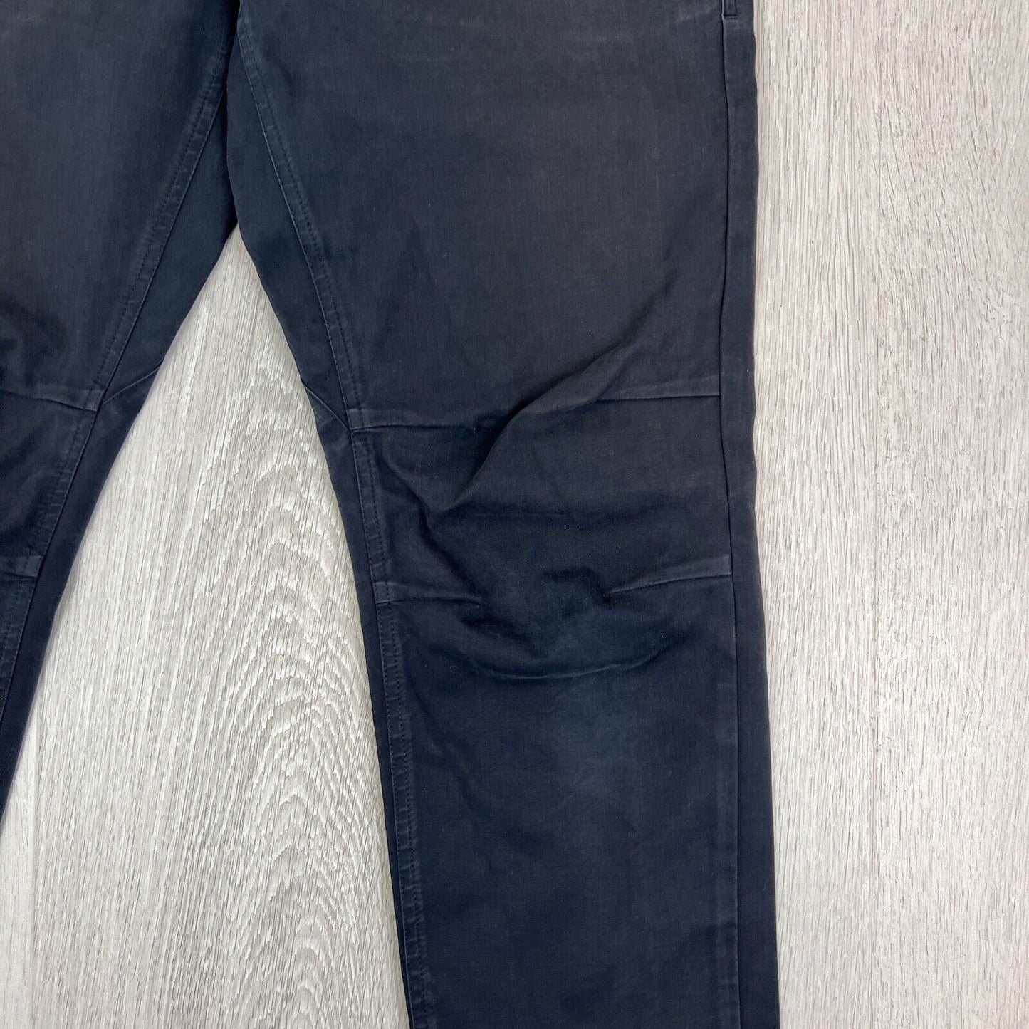 Politix Mens Navy Blue Slim Stretch Chino Pants Size 30 'Gambier'