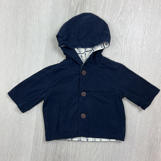 Young Hearts by Collette Dinnigan Baby Girls Hooded Jacket Size 0 (6-12 Months)