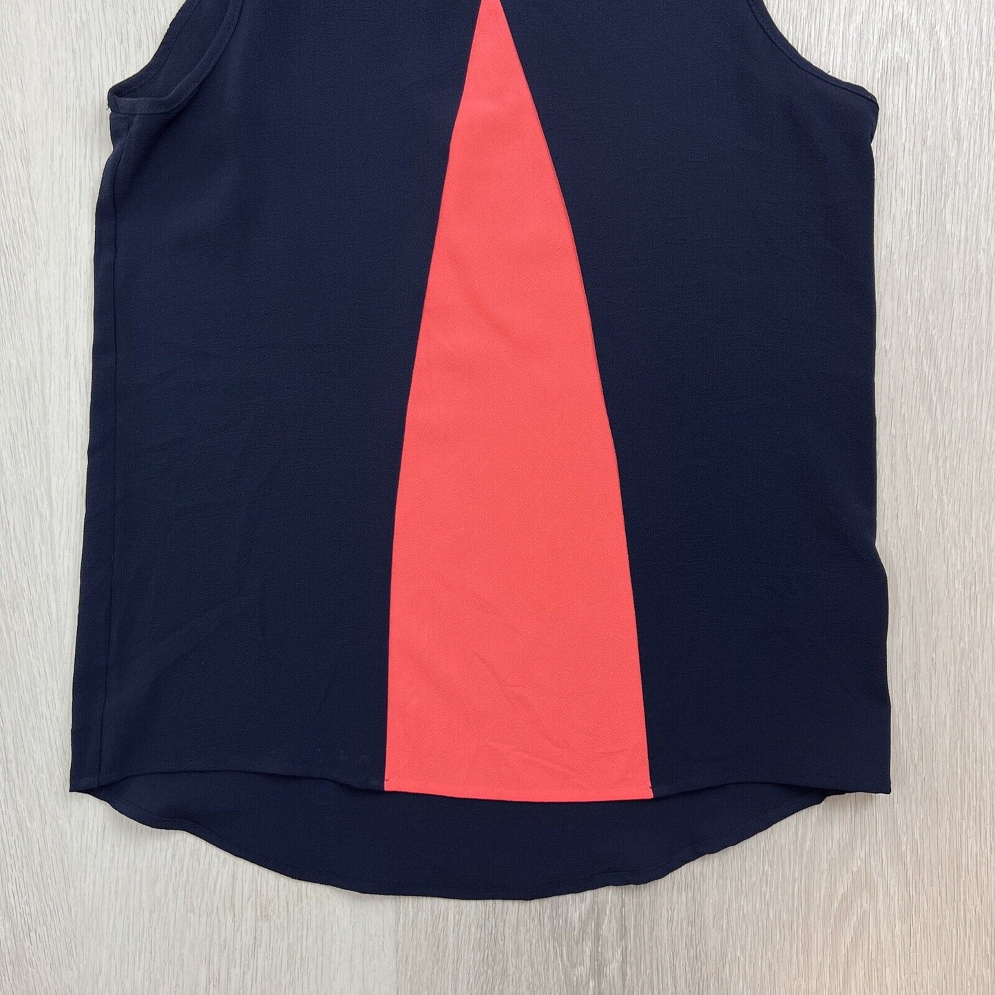 Socialight Womens Navy & Coral Tank Top Size 8