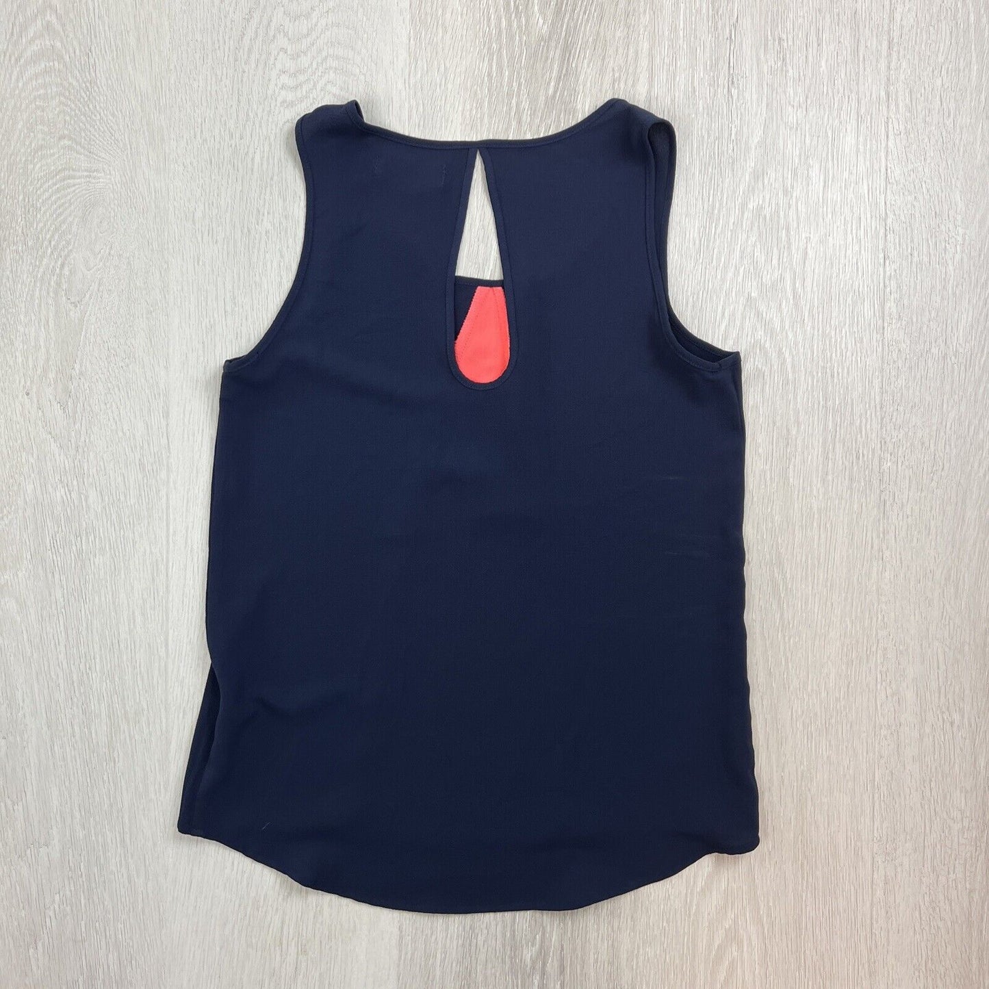 Socialight Womens Navy & Coral Tank Top Size 8