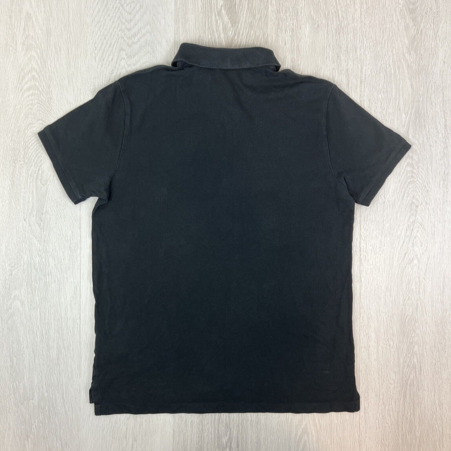 Polo Ralph Lauren Mens Short Sleeve Custom Slim Fit Black Polo Shirt Size Large