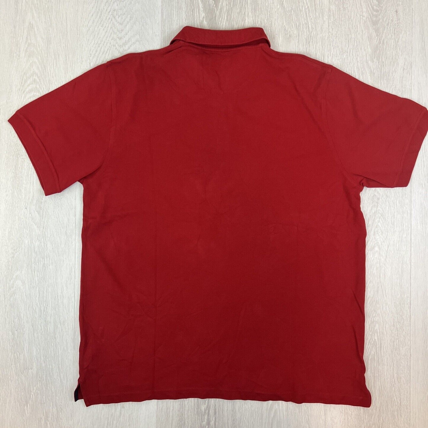 R.M. Williams Mens Regular Fit Red Short Sleeve Polo Shirt Size 3XL