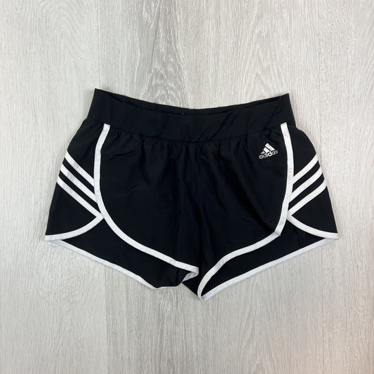 Adidas Womens Black Athletic Shorts Running Shorts Size Small