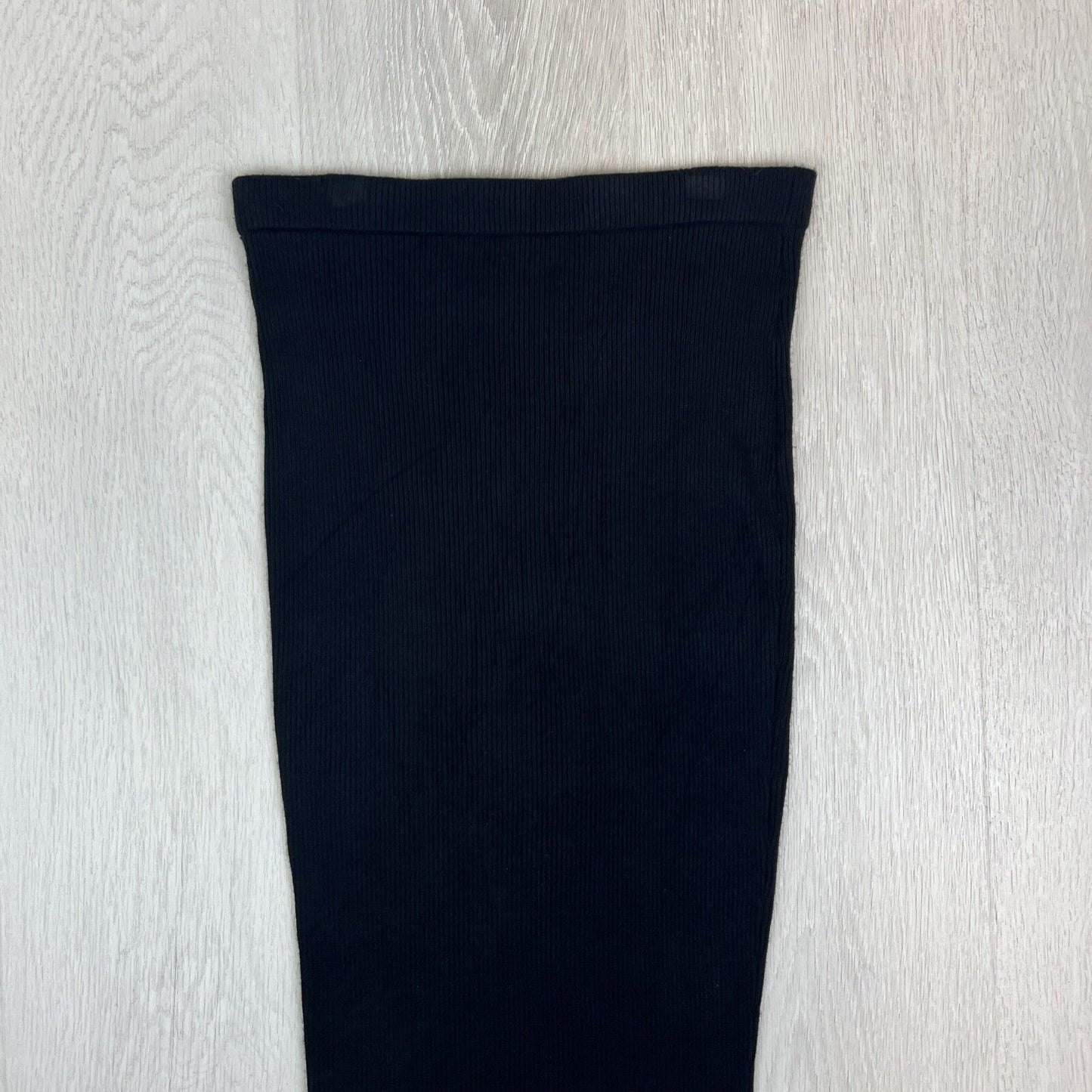 Glassons Womens Black Knitted Midi Stretch Skirt Size Medium