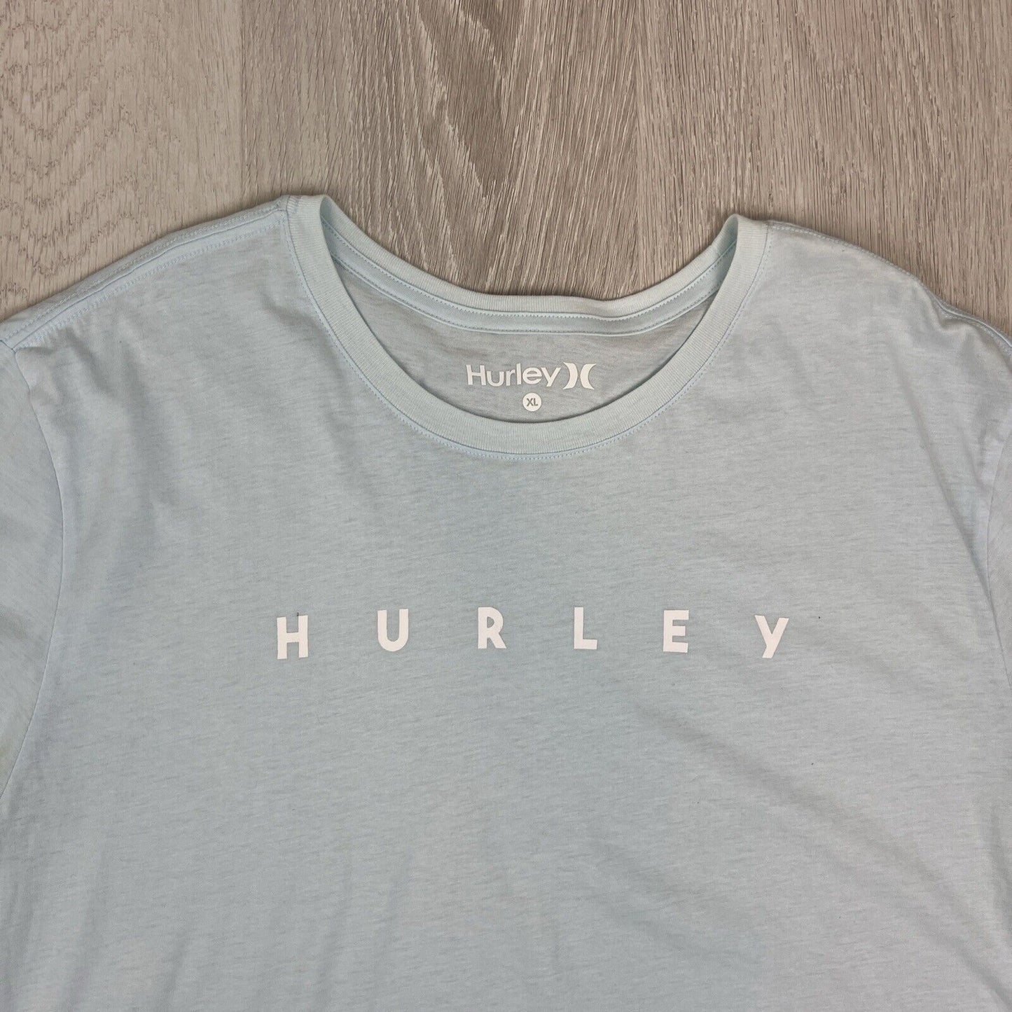 Hurley Mens Light Blue T-Shirt Size XL