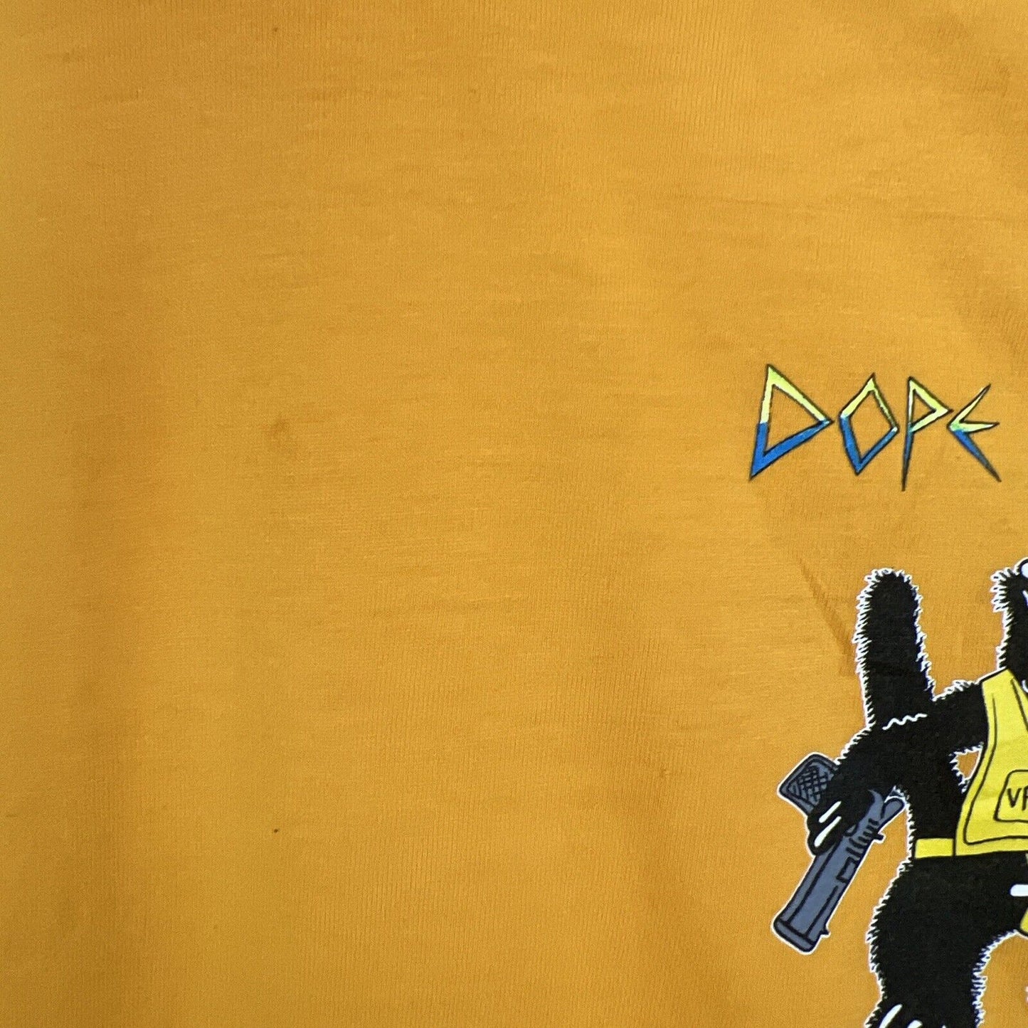 Dope Lemon Mens Yellow Band Music Graphic Print T-shirt Size XL