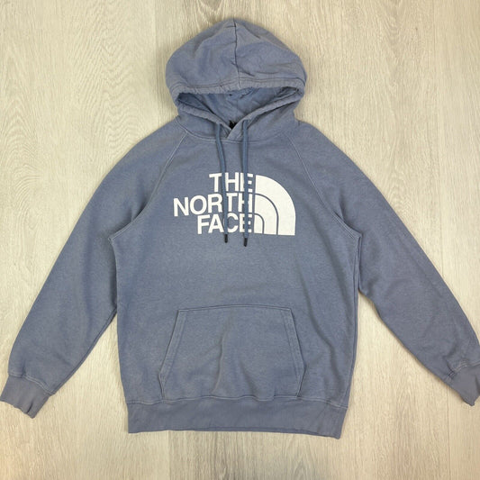 The North Face Womens Grey-Blue Pullover Hoodie Size Medium