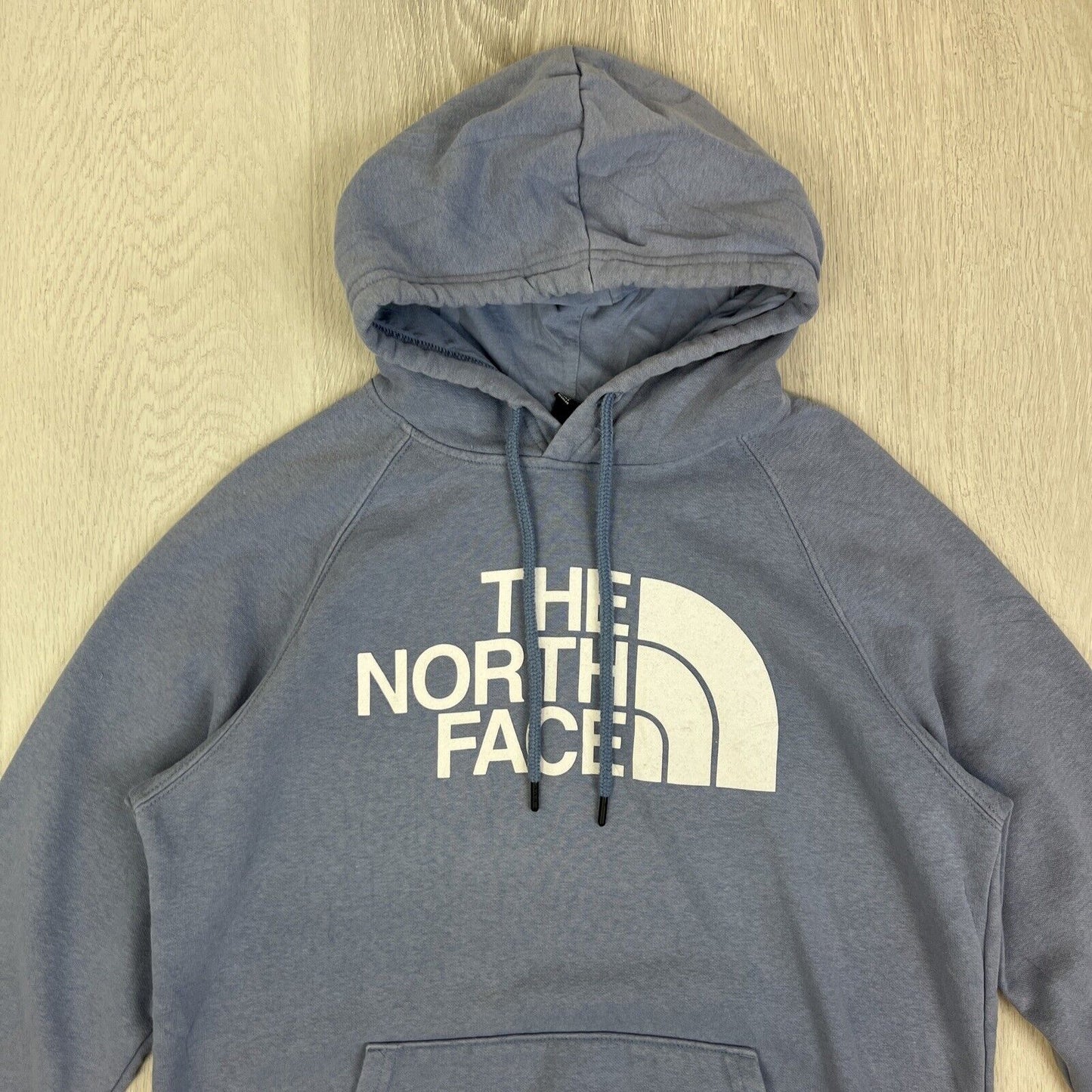 The North Face Womens Grey-Blue Pullover Hoodie Size Medium