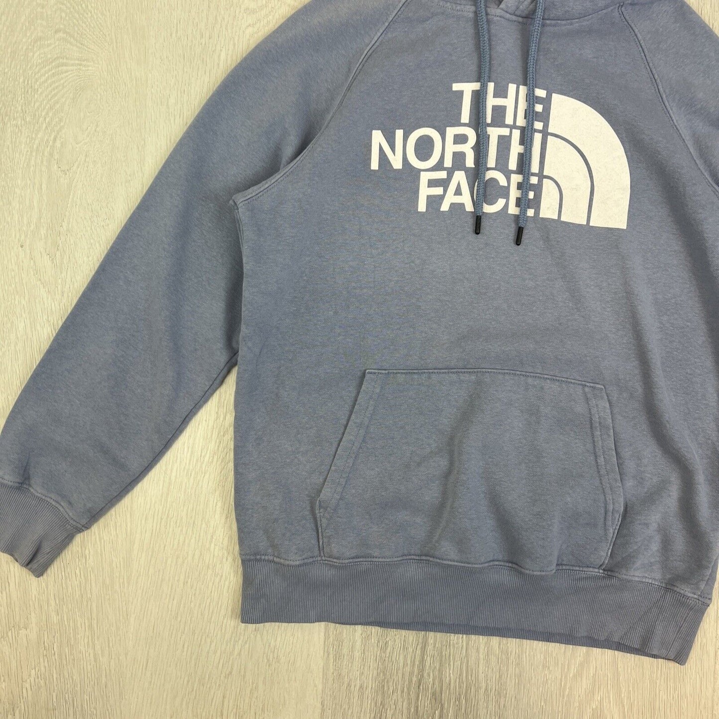 The North Face Womens Grey-Blue Pullover Hoodie Size Medium