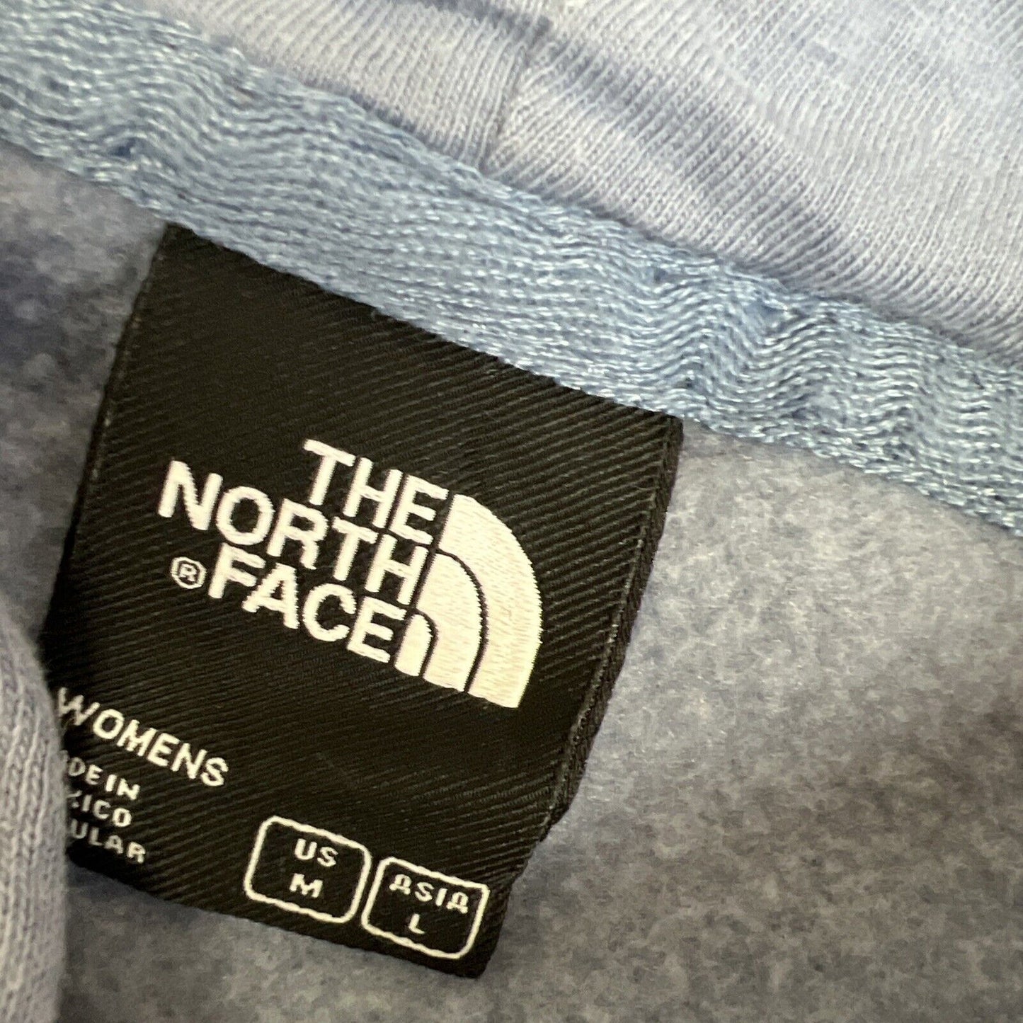 The North Face Womens Grey-Blue Pullover Hoodie Size Medium