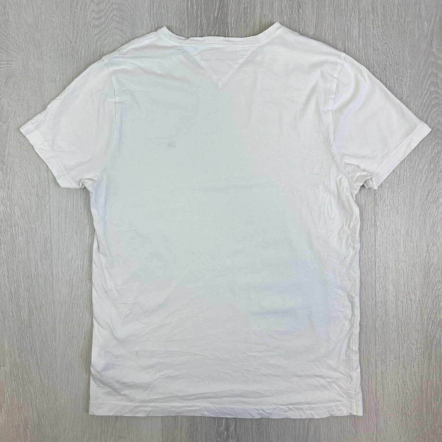 Tommy Hilfiger Mens White T-Shirt Bundle Size Medium (2 T-Shirts)