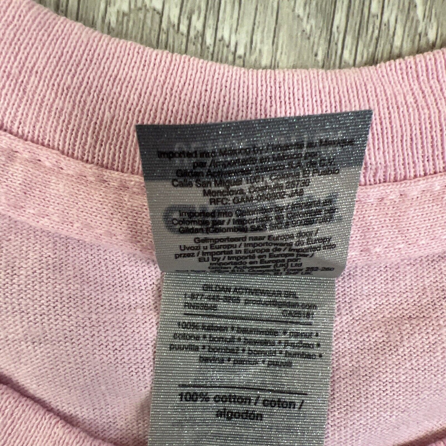 Poor Toms Gin Marrickville Mens Pink T-Shirt Size Large