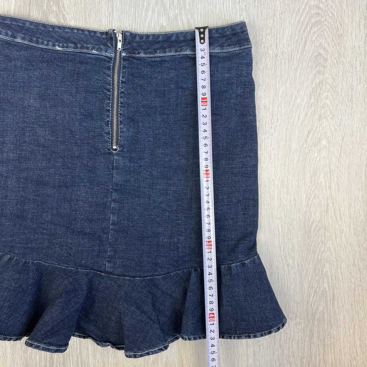 Fresh Soul Womens Denim Stretch Skirt Size 10