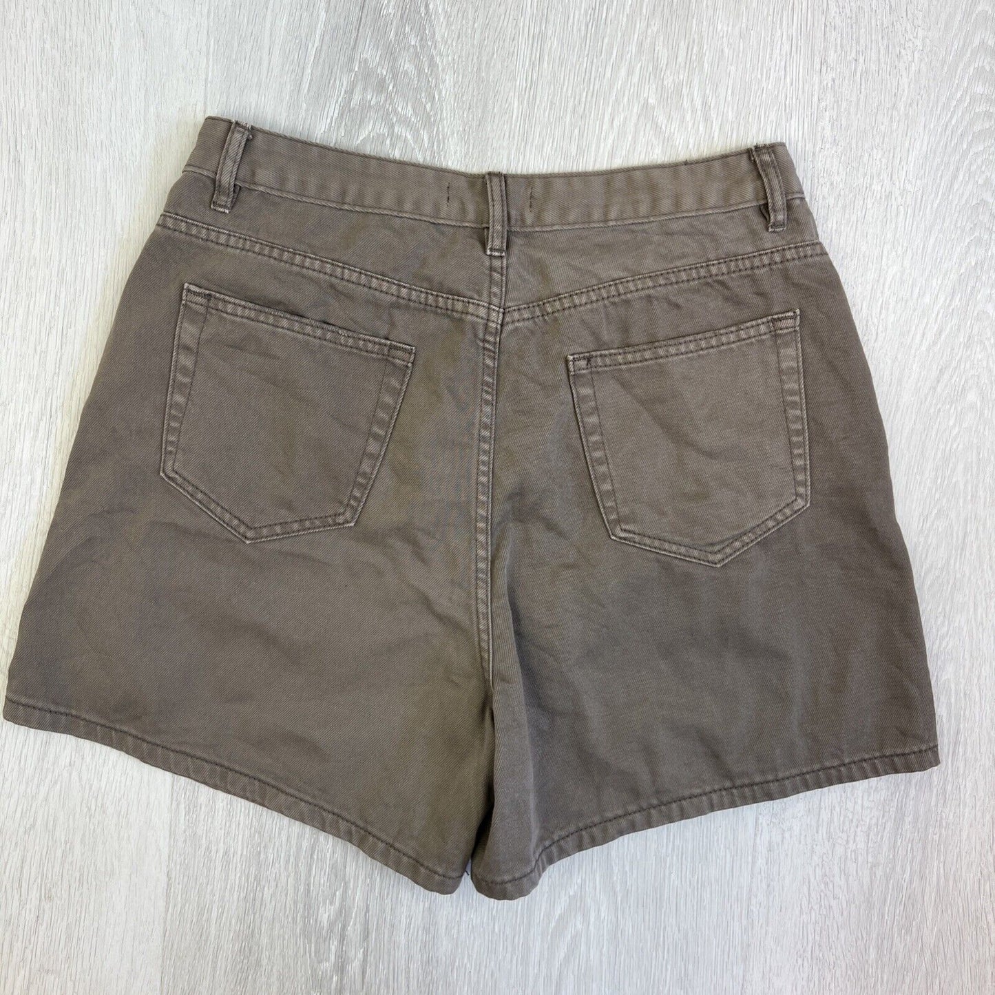 Glassons Womens Brown Denim Shorts Size 12