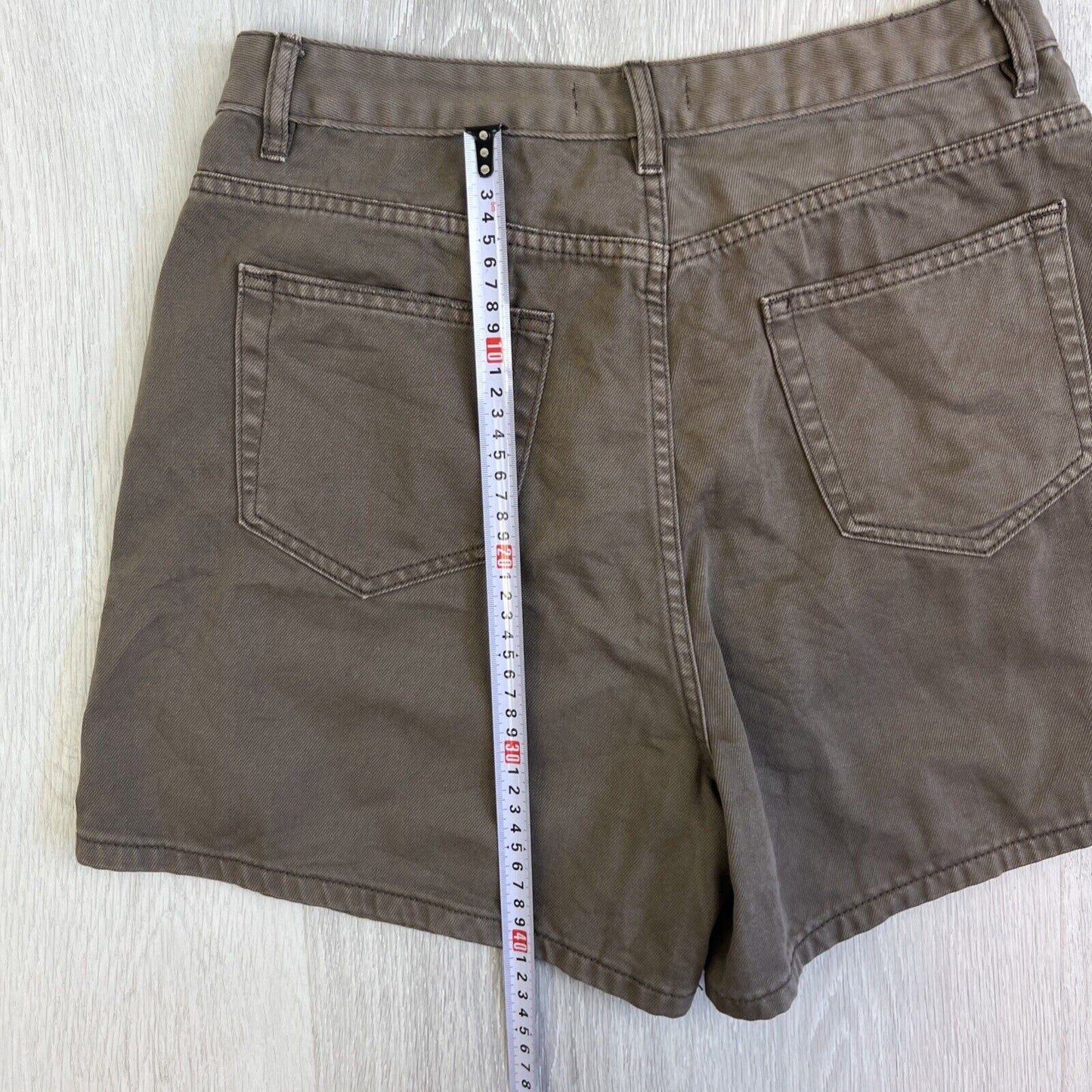 Glassons Womens Brown Denim Shorts Size 12