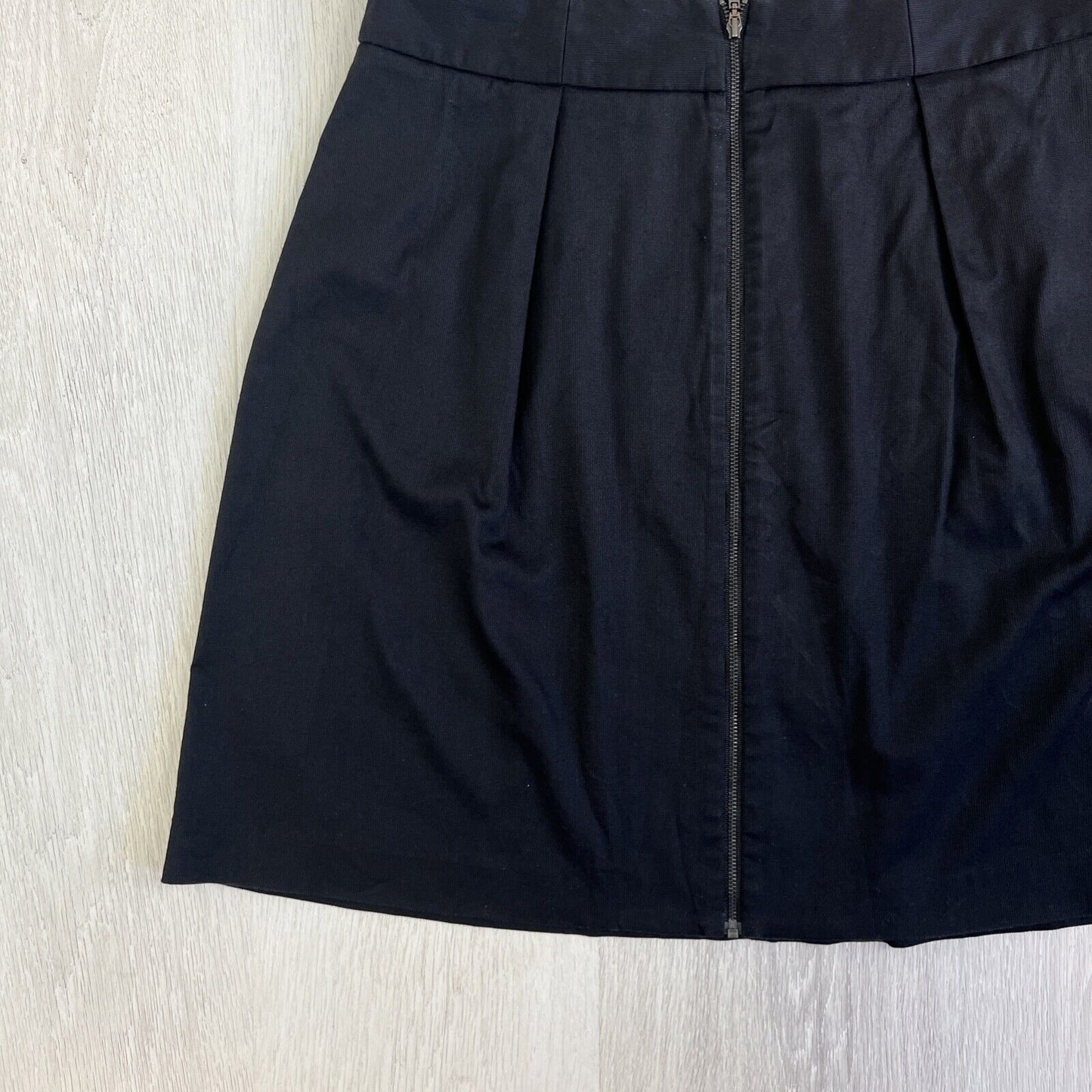 Cue in the City Womens Black Work A-Line Skirt Size 12