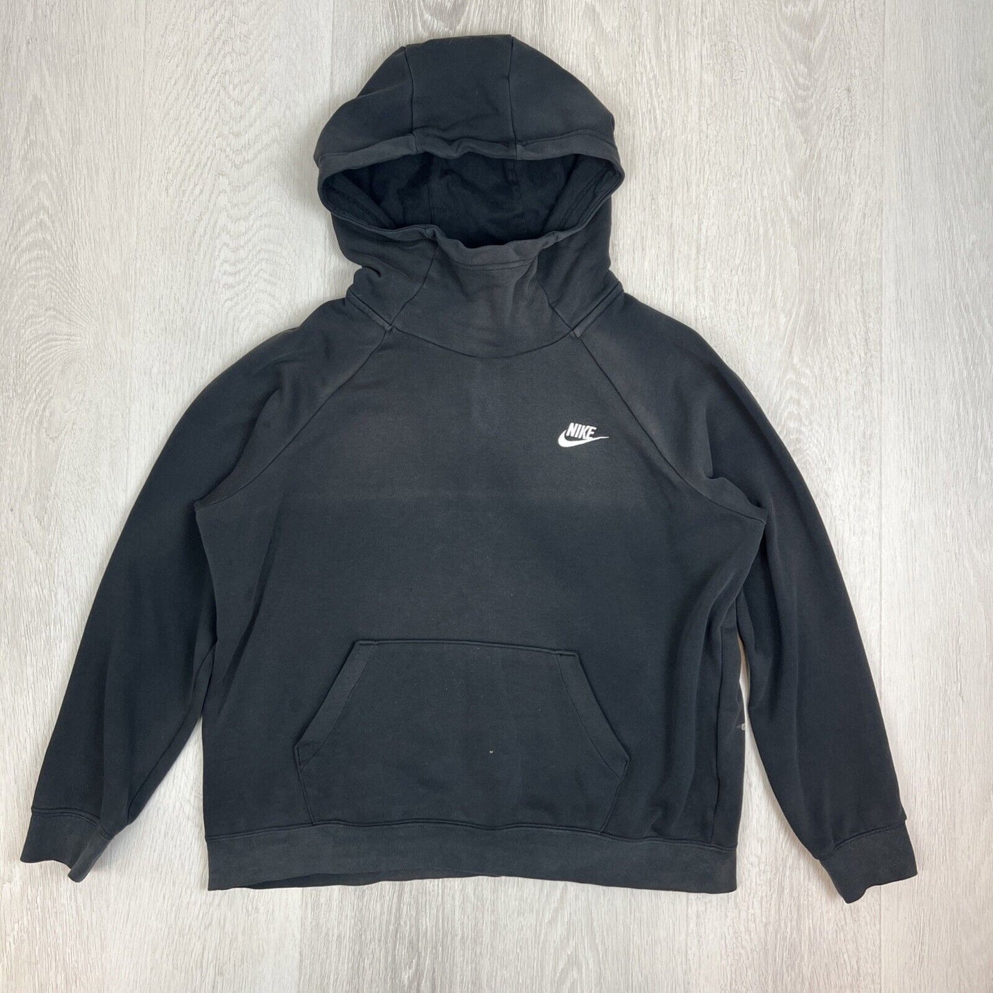 Nike Womens Black Pullover Hoodie Size Large