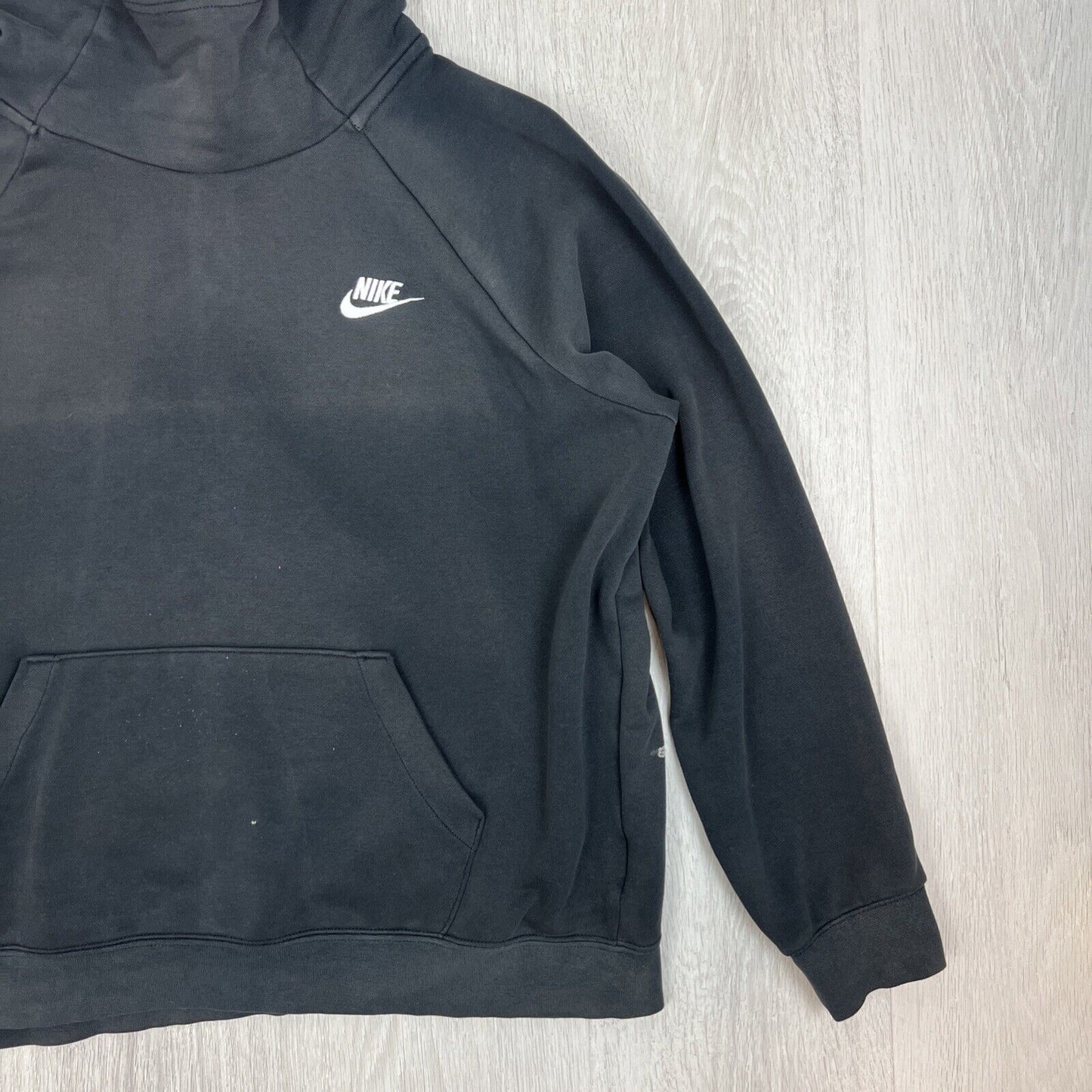 Nike Womens Black Pullover Hoodie Size Large