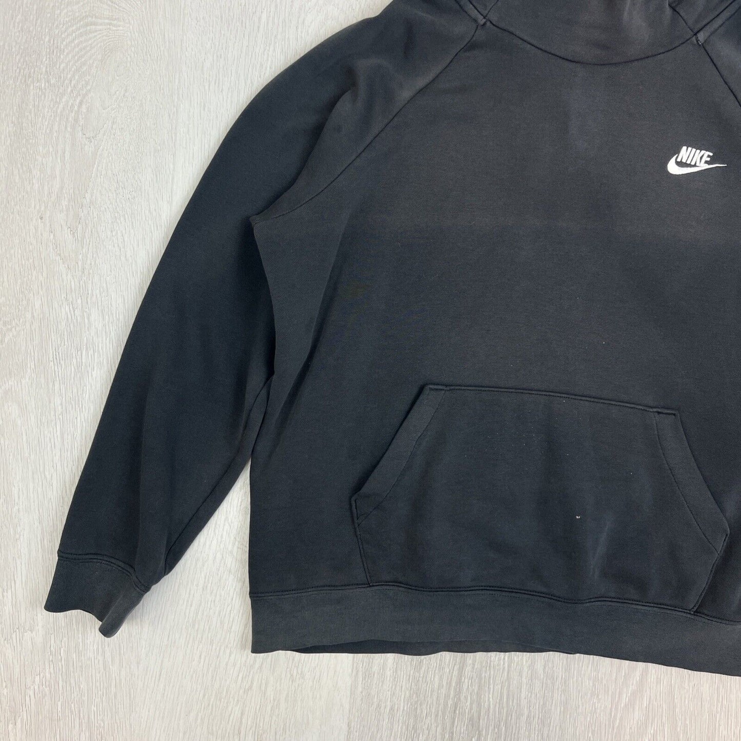 Nike Womens Black Pullover Hoodie Size Large