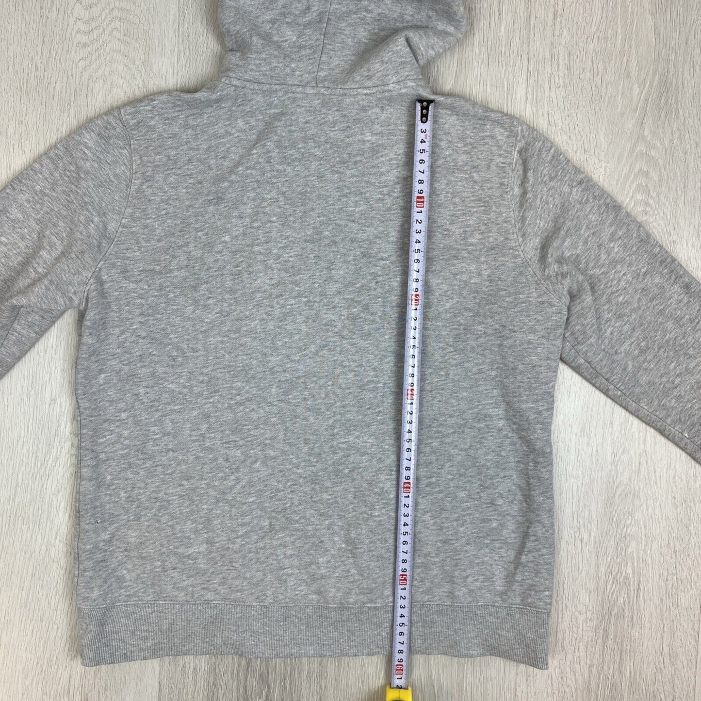 Tommy Hilfiger Womens Grey Full Zip Hoodie Size Large