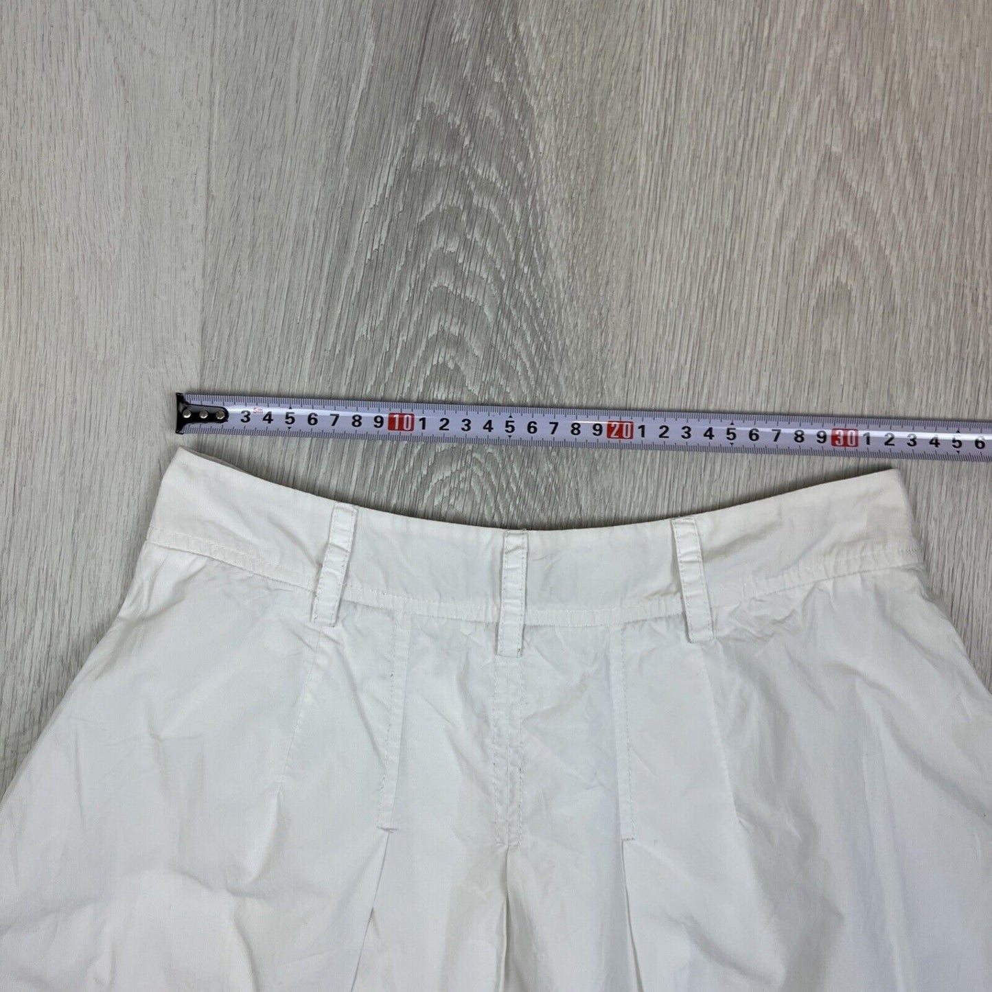 Country Road Womens White Pleated Cotton Skirt Size 6