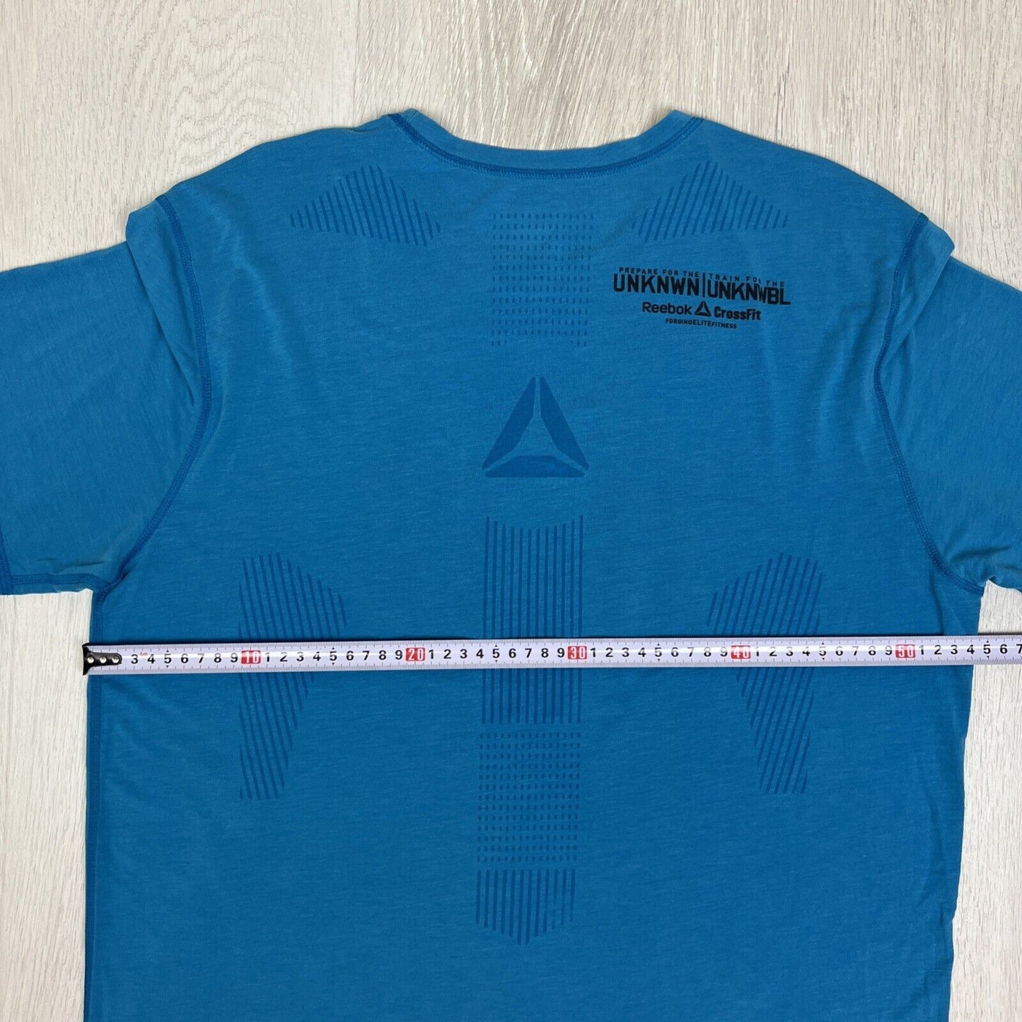 Reebok Crossfit Mens Blue Training Activewear T-Shirt Size Large