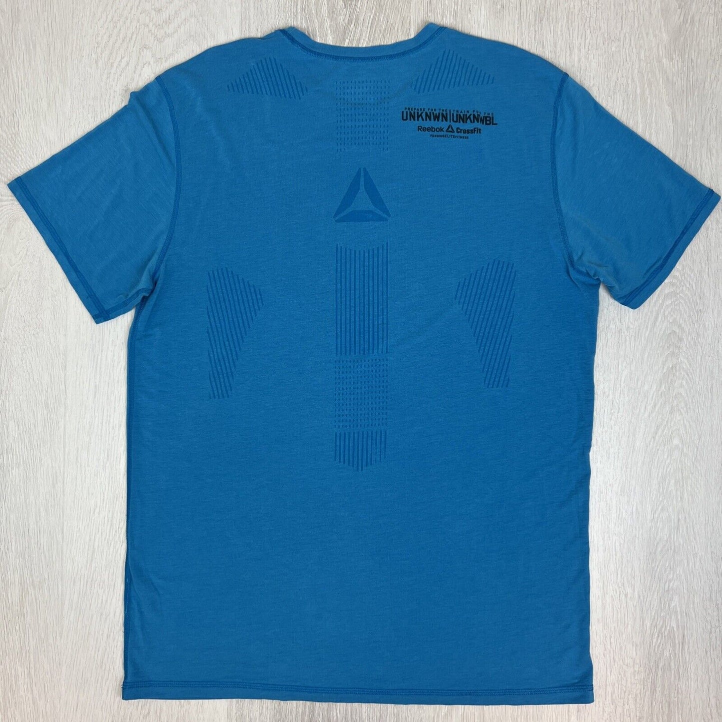 Reebok Crossfit Mens Blue Training Activewear T-Shirt Size Large