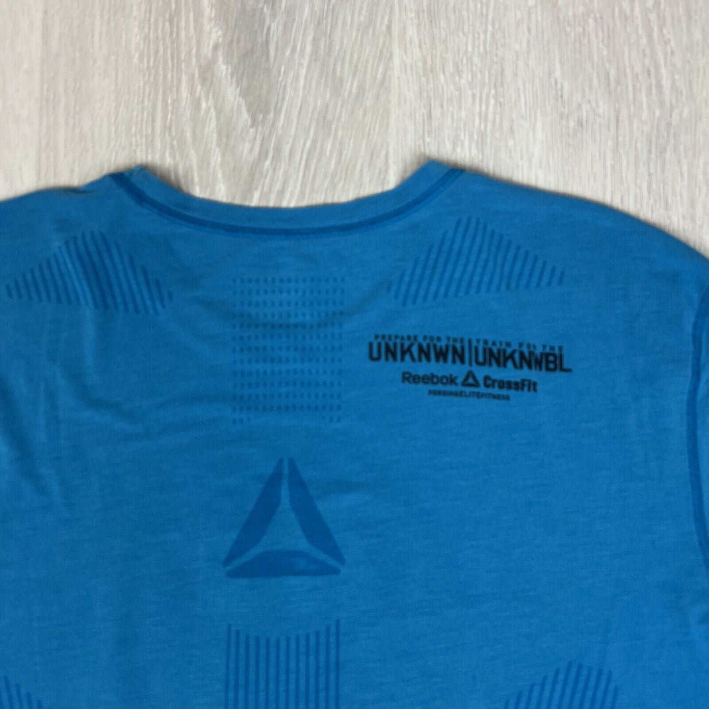 Reebok Crossfit Mens Blue Training Activewear T-Shirt Size Large