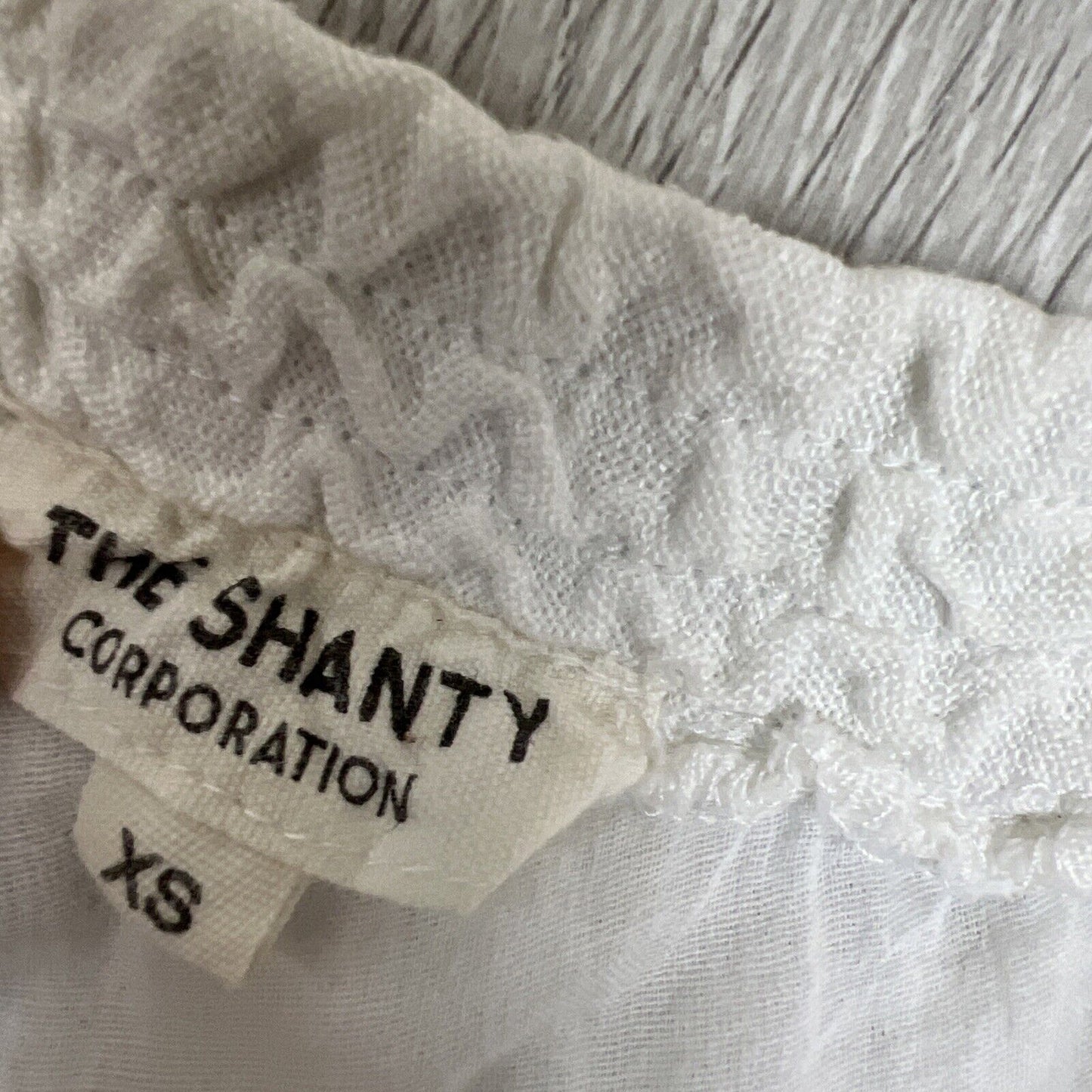 The Shanty Corporation Womens White 100% Linen Long Skirt Size XS