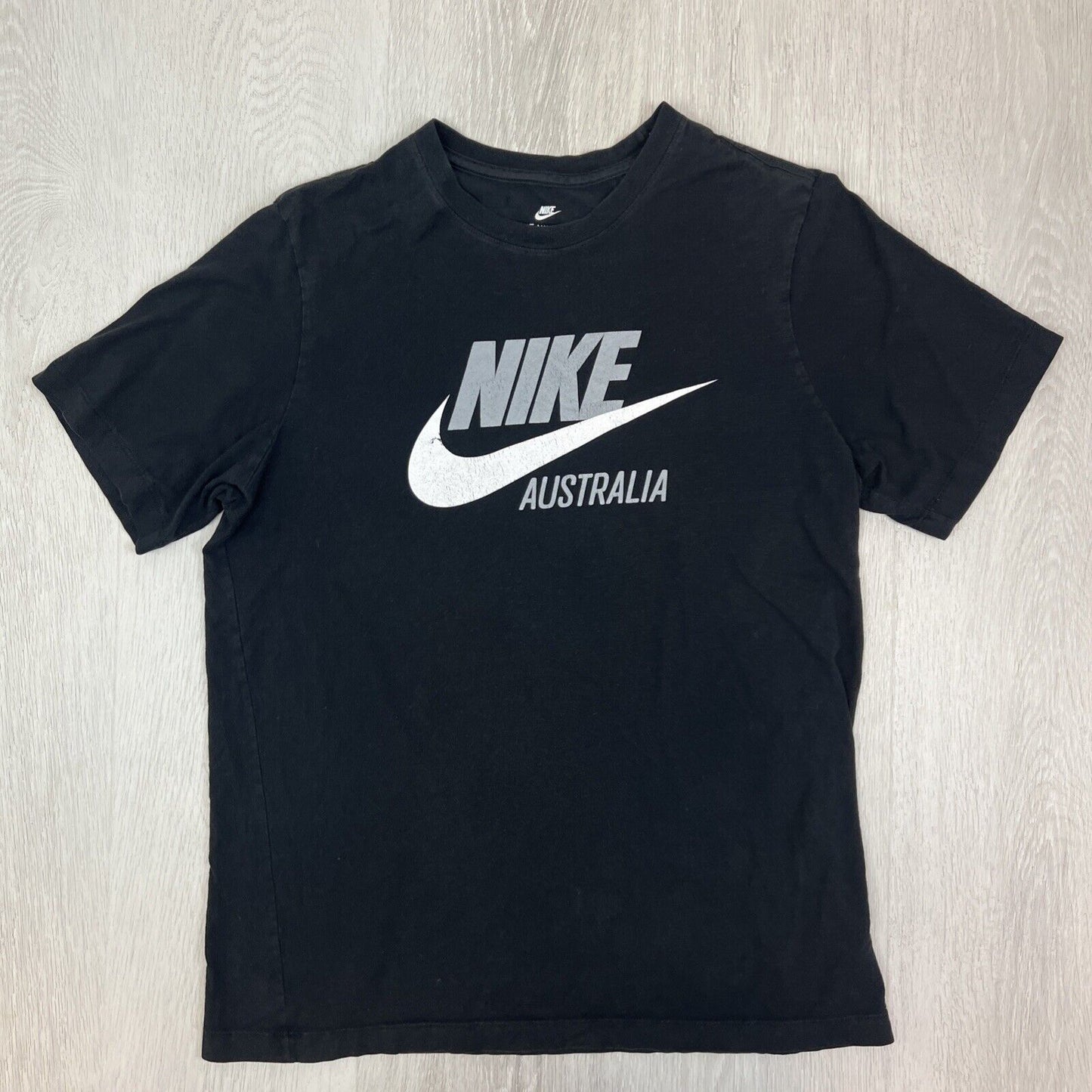 Nike Australia Mens Black Short Sleeve T-Shirt Size Medium