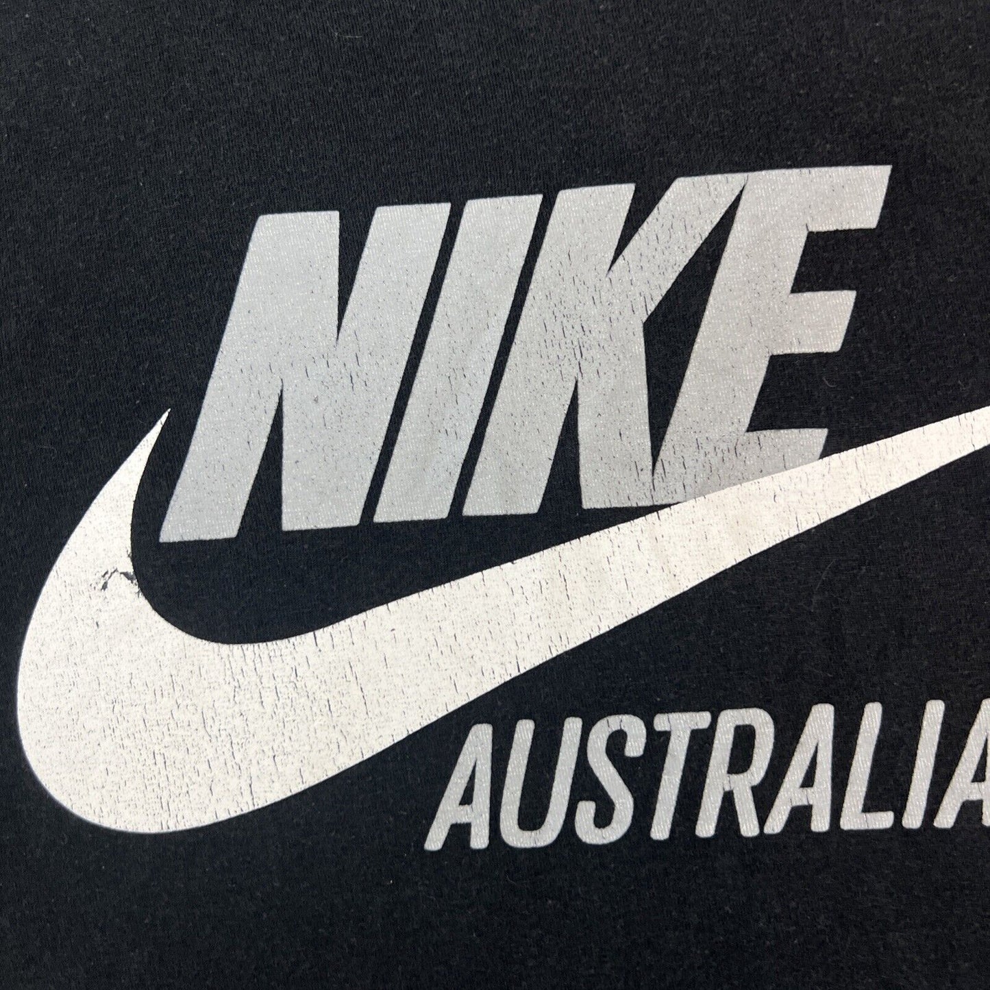 Nike Australia Mens Black Short Sleeve T-Shirt Size Medium