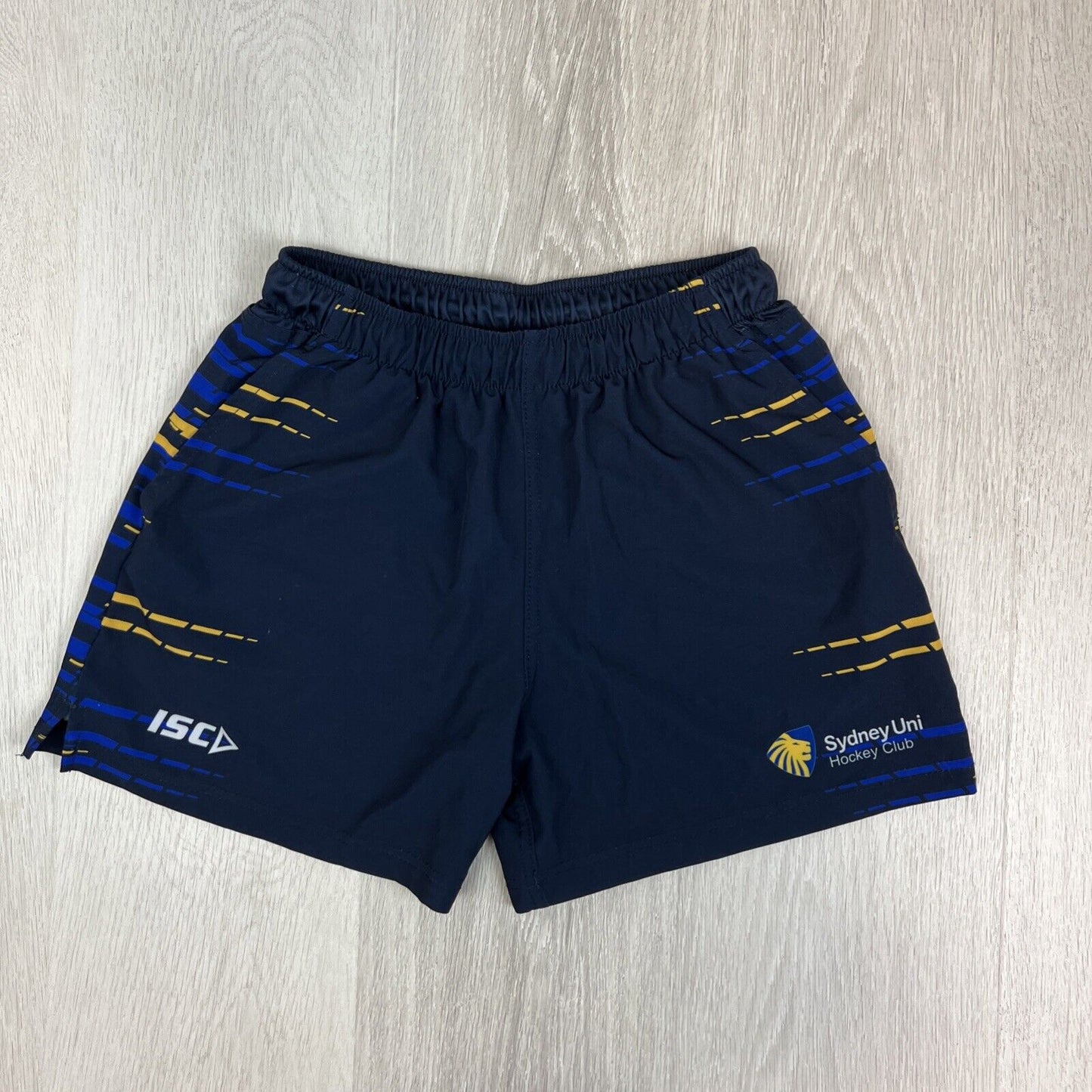 ISC Sydney Uni Hockey Club Womens Navy Blue Shorts Size 8